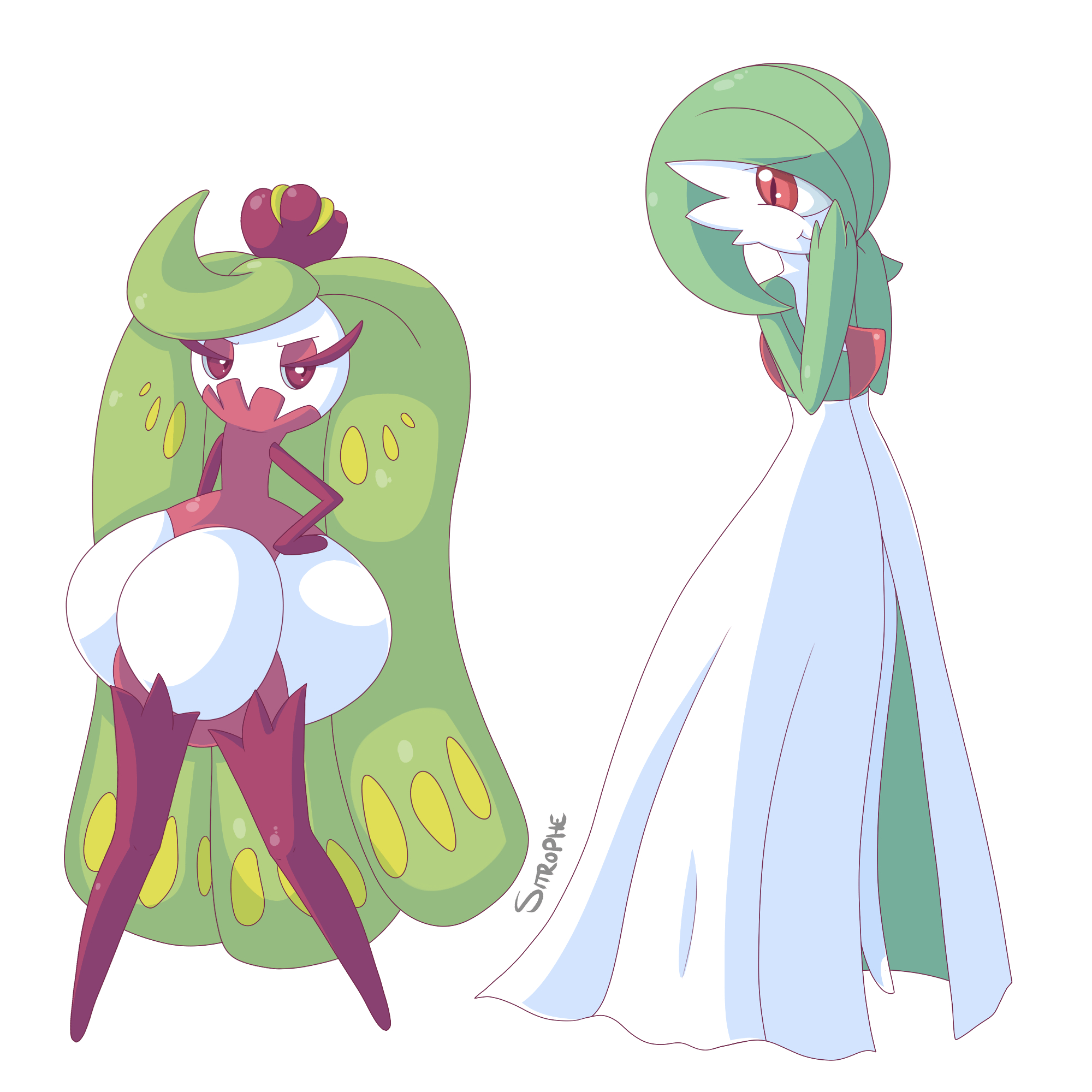 2000x2000 Gardevoir and Tsareena. Pokémon Sun and Moon, Phone