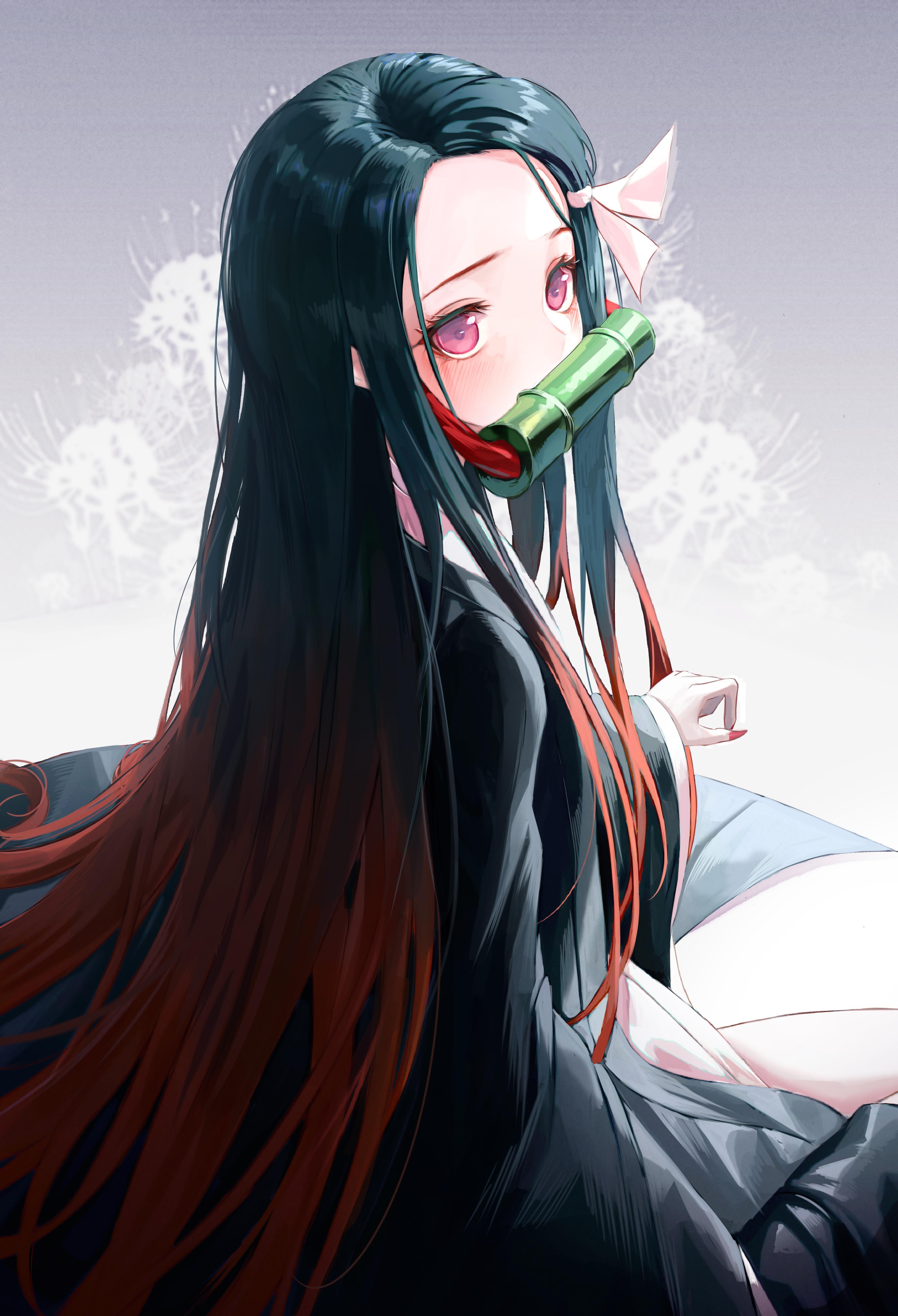 3620x5300 Kamado Nezuko no Yaiba Anime Image Board, Phone