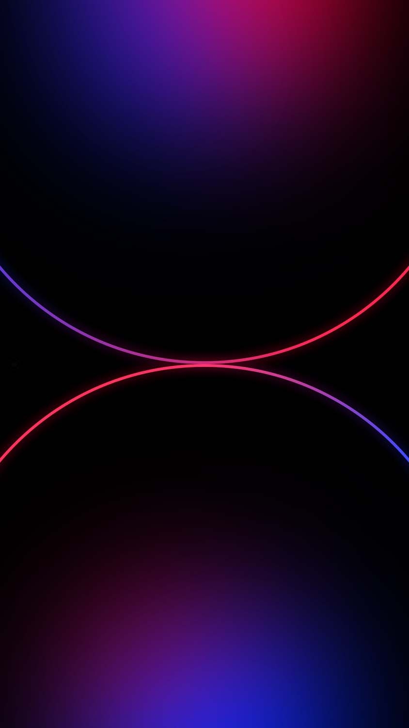 850x1500 iPhone 15 Pro Neon Dual Gradient Abstract Wallpaper, Phone