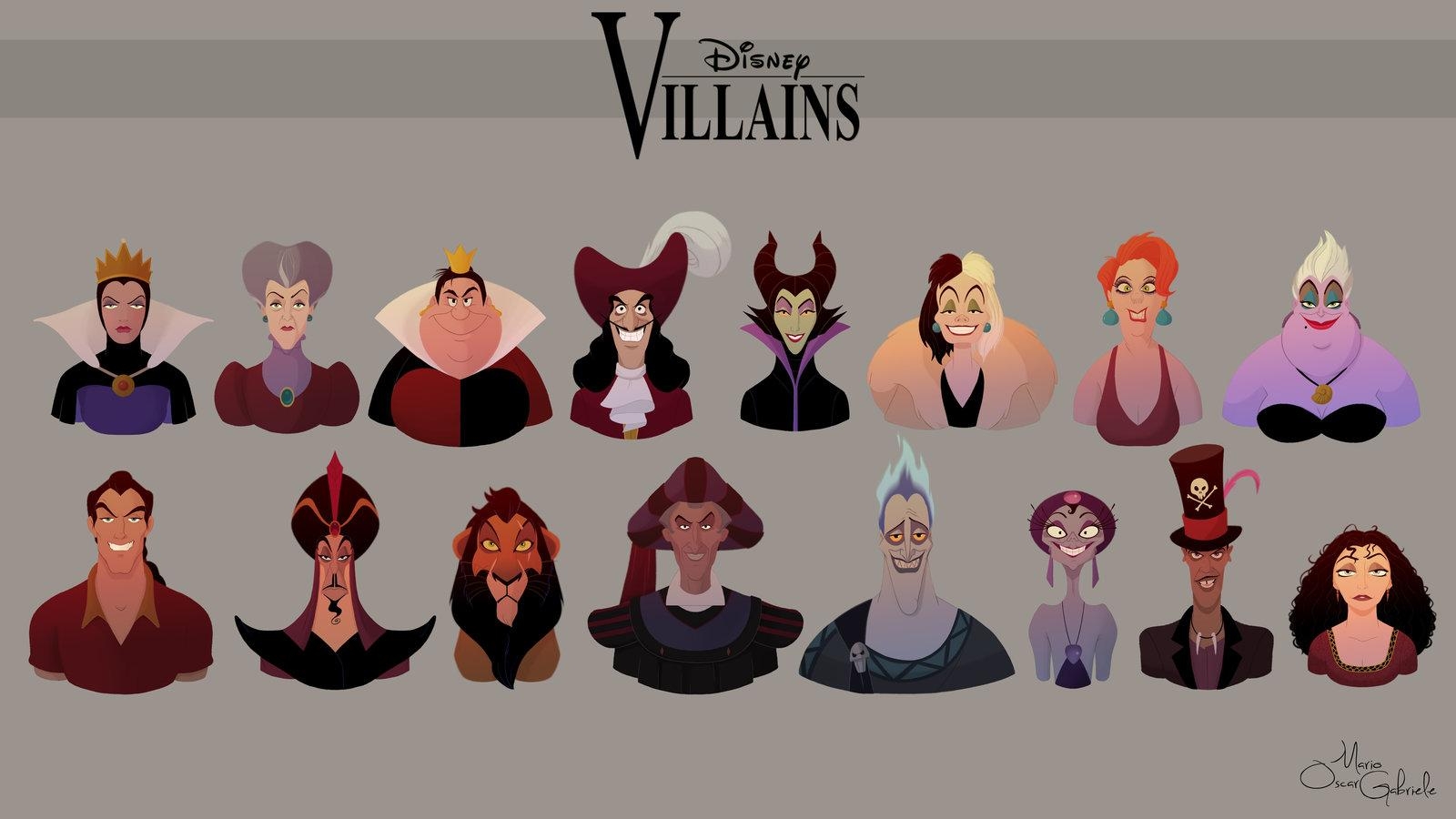 1600x900 Disney Evil Characters Wallpaper, Desktop