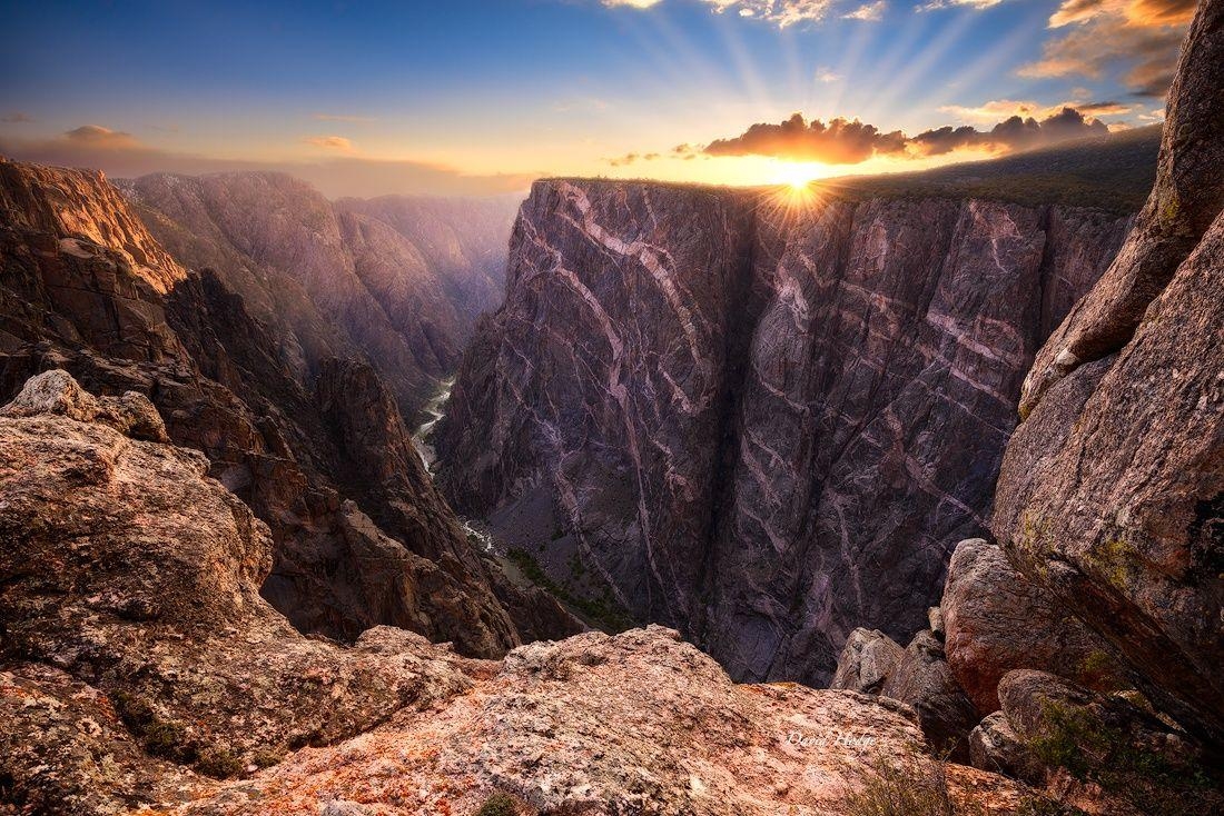 1100x740 Sunrise over Black Canyon of the Gunnison National Park. See more, Desktop