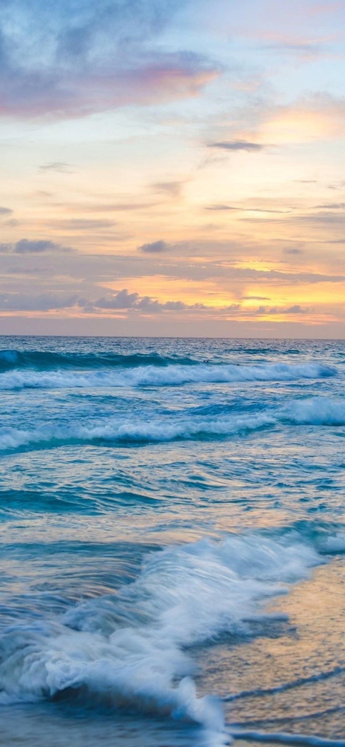 1130x2440 Ocean Waves At Sunset iPhone Xsiphone 10iphone X HD 4k in ocean iphone wallpaper 640×480, Phone