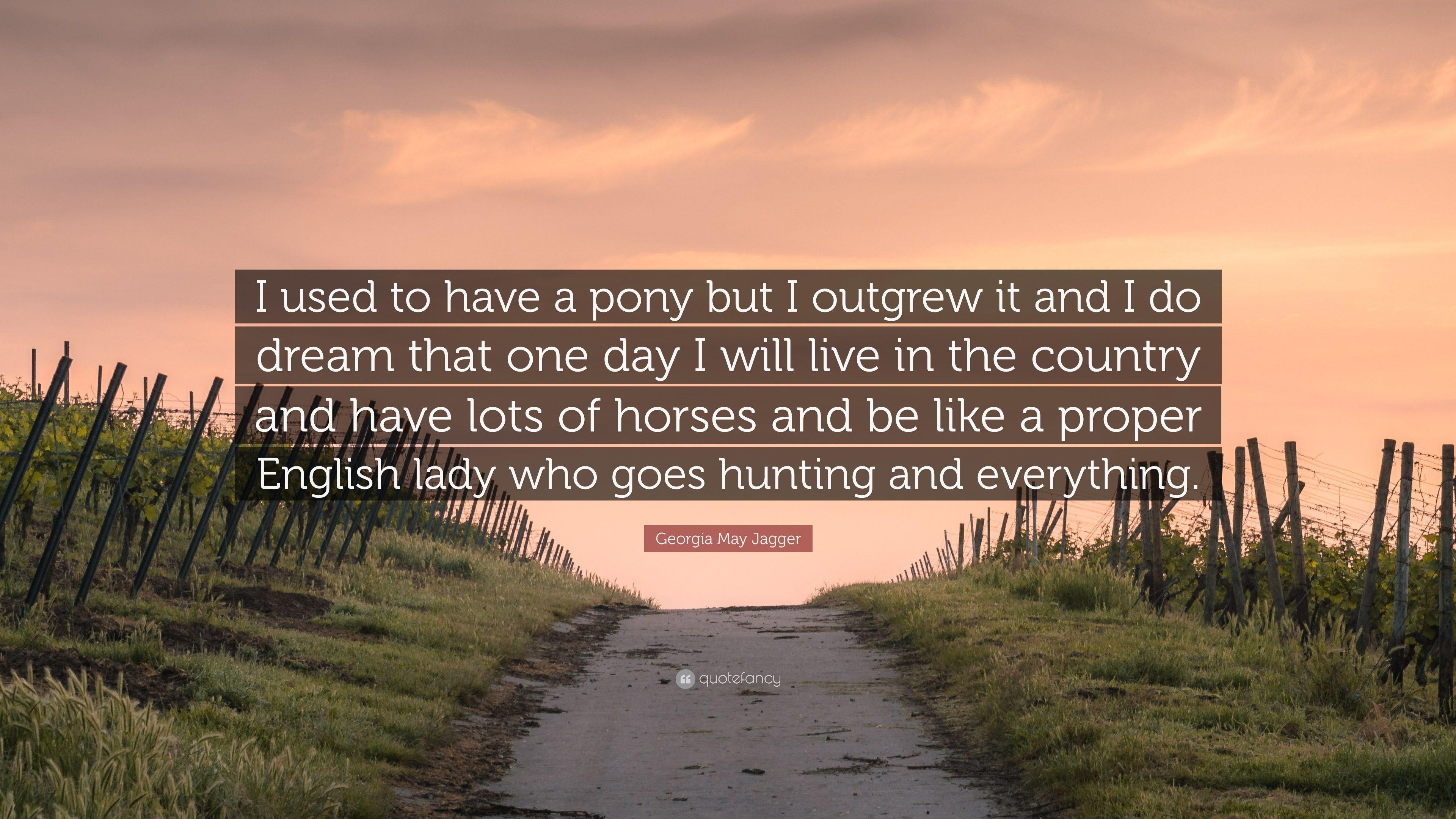 3840x2160 Georgia May Jagger Quote: “I used to have a pony but I outgrew it, Desktop