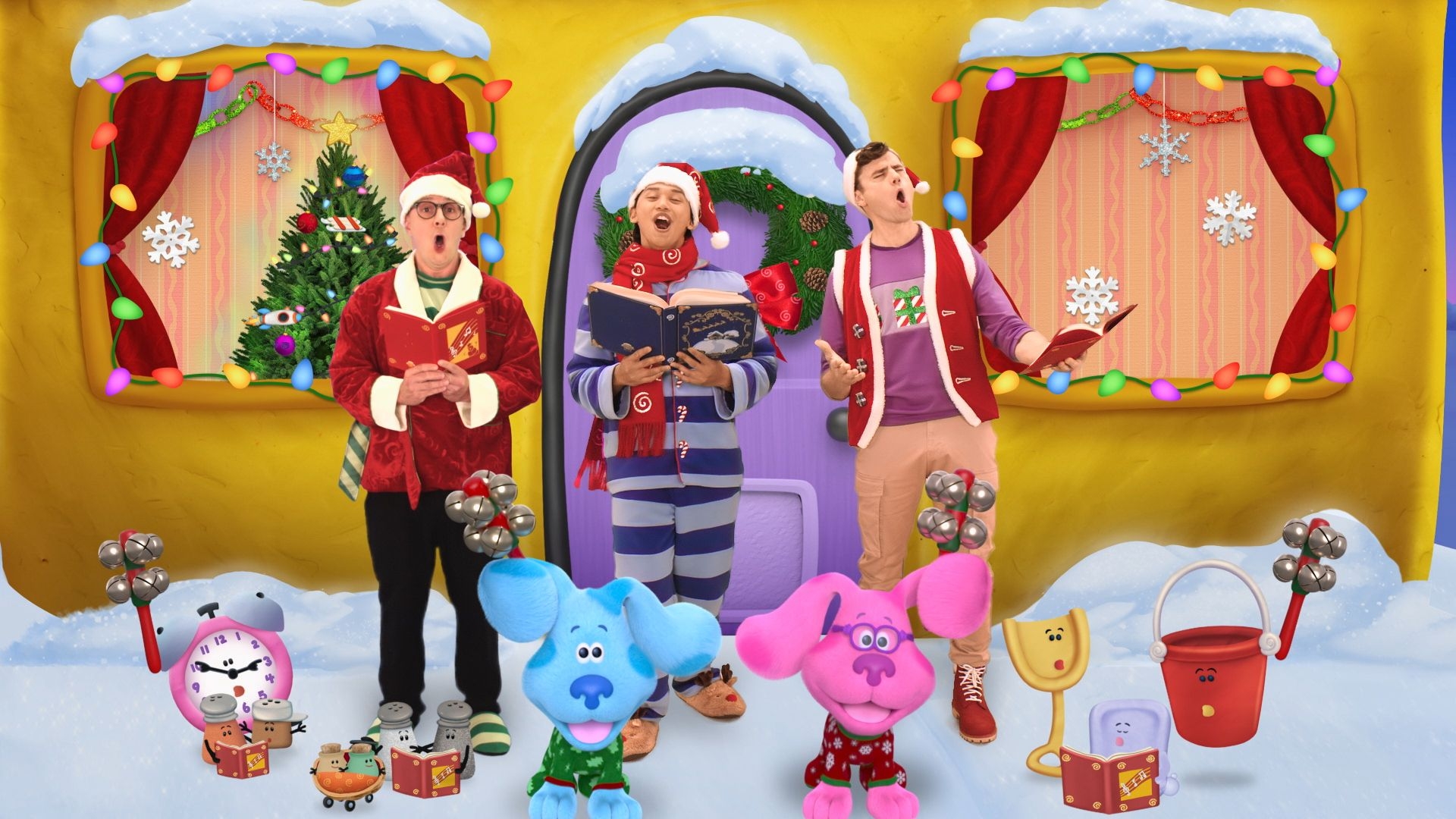 1920x1080 NickALive!: Nickelodeon Celebrates the Festive Season with 'Blue's Clues & You!' Holiday Special; Launches 'Blue's Clues & You! Listen and Play' Alexa Skill, Desktop