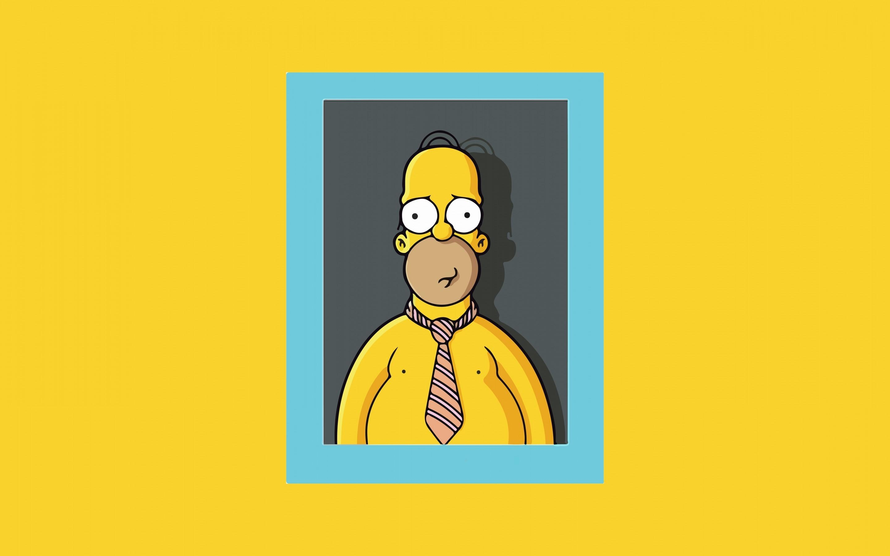 2880x1800 Download wallpaper The Simpsons, Homer Simpson, main protagonist, Desktop