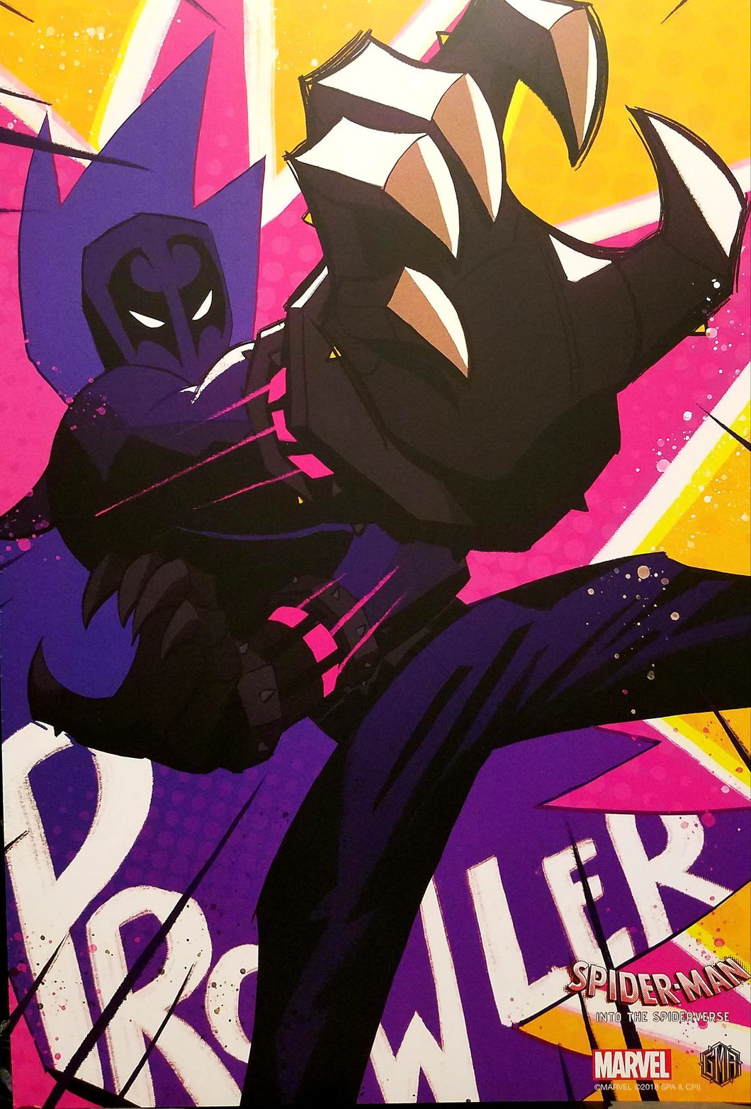 1060x1570 Spider Verse Prowler 11x16 Art Print Poster Miles Morales Spider Man, Phone