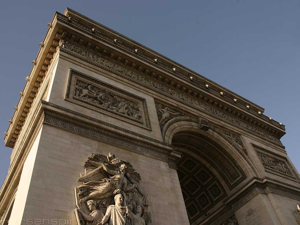 1030x770 Wallpaper: 'Arc de Triomphe' Arc de Triomphe on Place Charles, Desktop