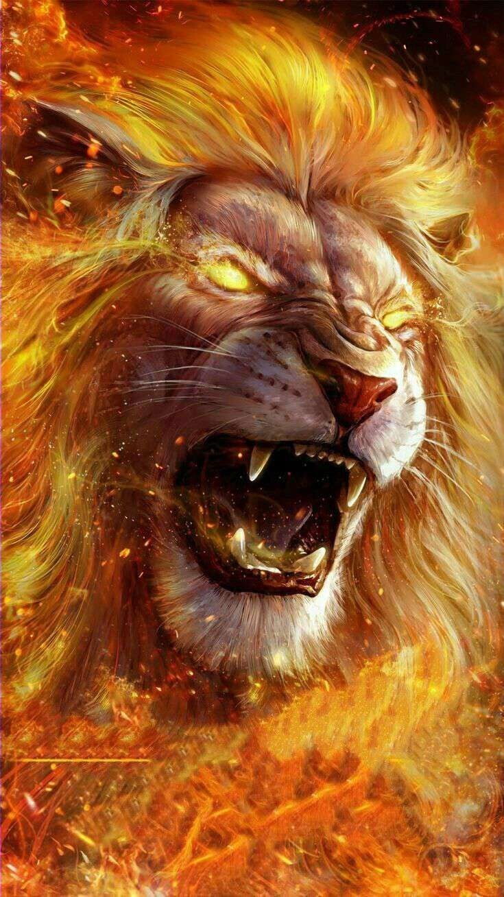 740x1310 Lion on Fire iPhone Wallpaper. Lion art, Lion wallpaper, Lion live wallpaper, Phone