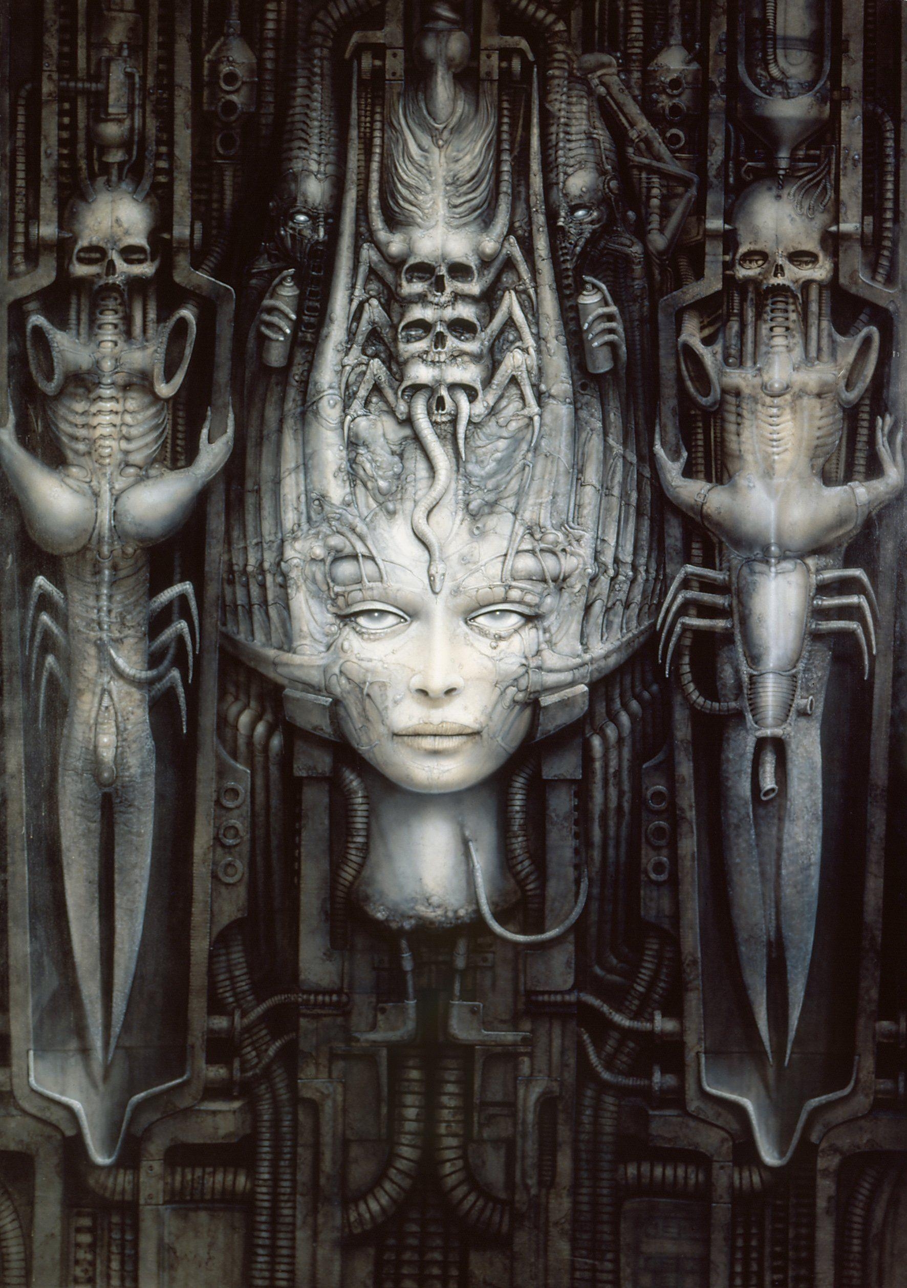 1780x2520 H R GIGER Art Artwork Dark Evil Artistic Horror Fantasy Sci Fi, Phone