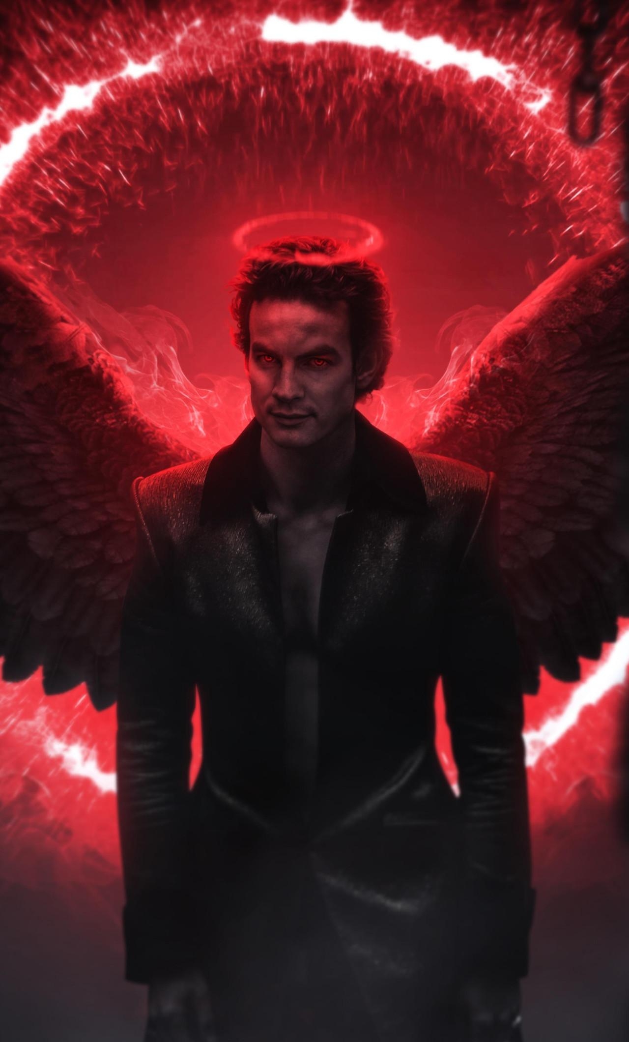 1280x2120 Lucifer Digital Art 4k iPhone HD 4k Wallpaper, Phone