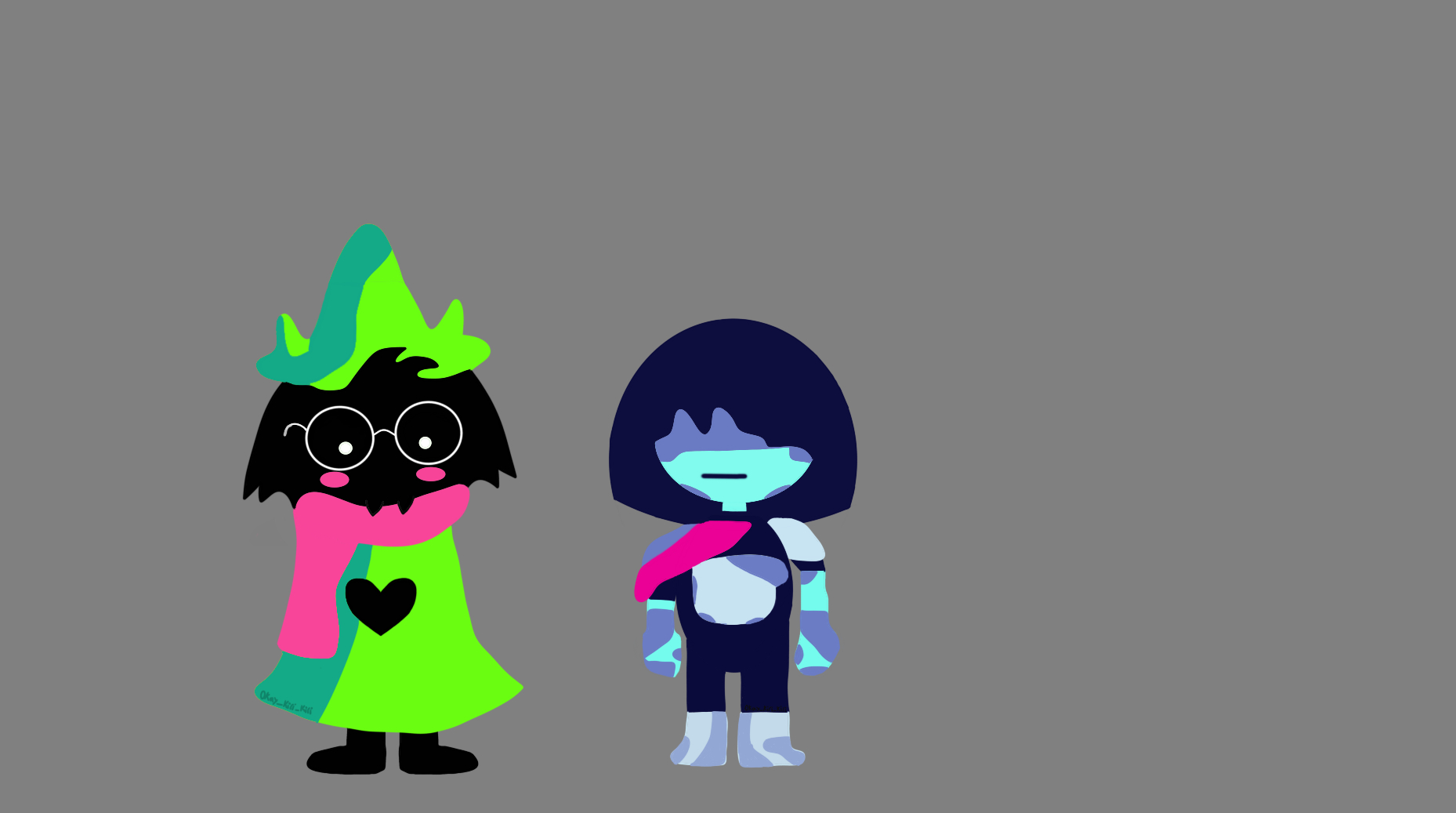 1860x1040 Ralsei And Kris wallpaper! (Susie will come soon), Desktop