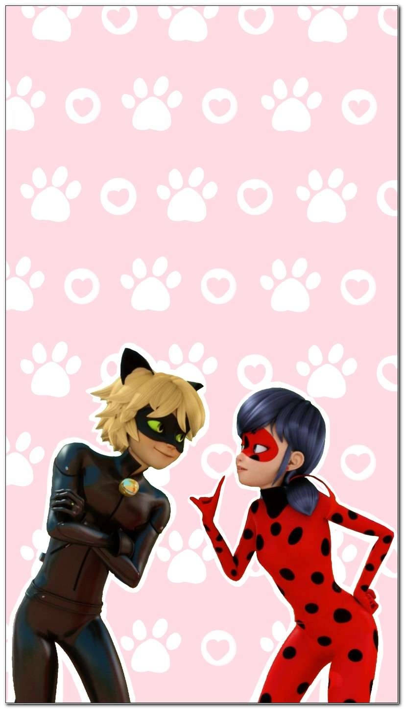 830x1450 Wallpaper Ladybug And Cat Noir, Phone