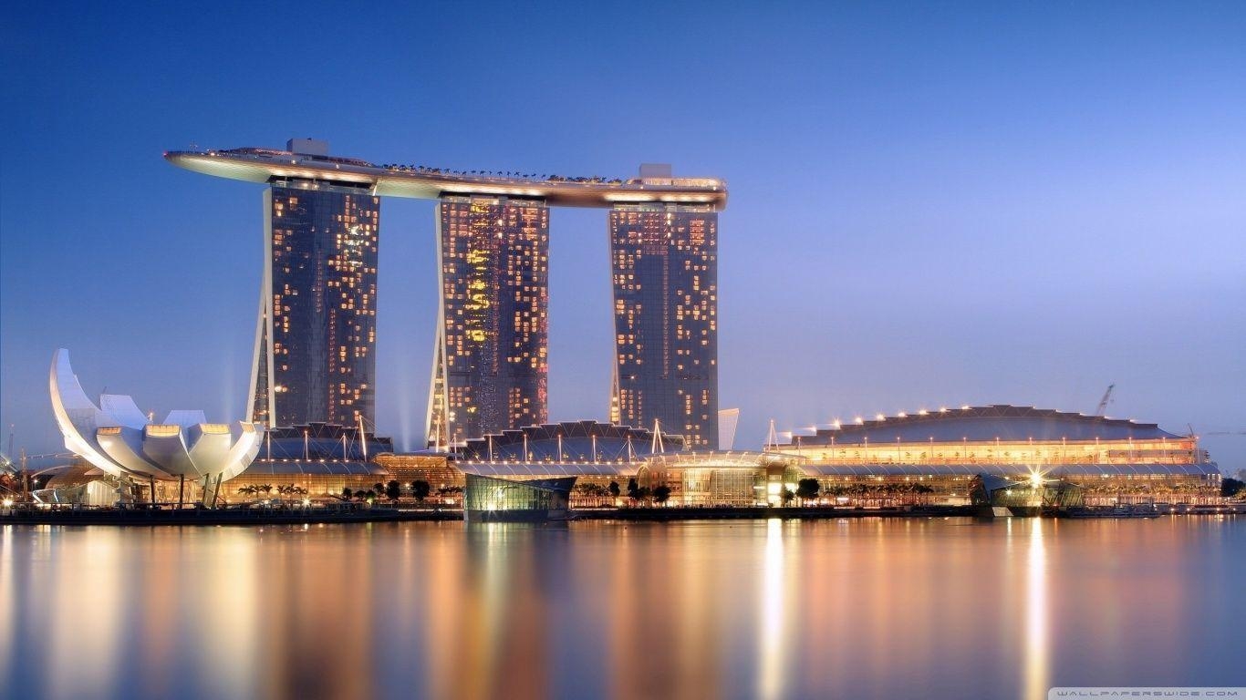 1370x770 Marina Bay Sands Singapore HD desktop wallpaper, High Definition, Desktop