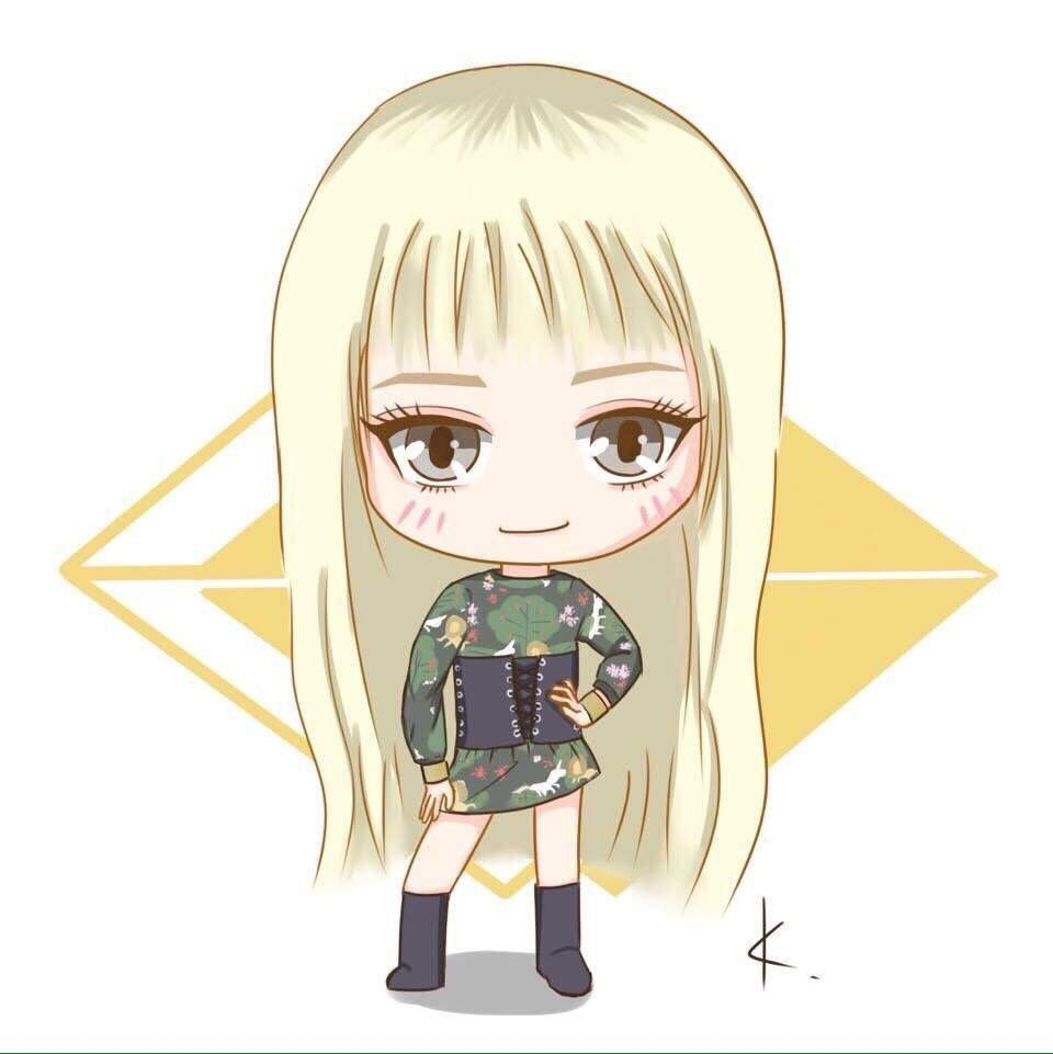 960x970 Lisa Blackpink Anime Drawing, Phone