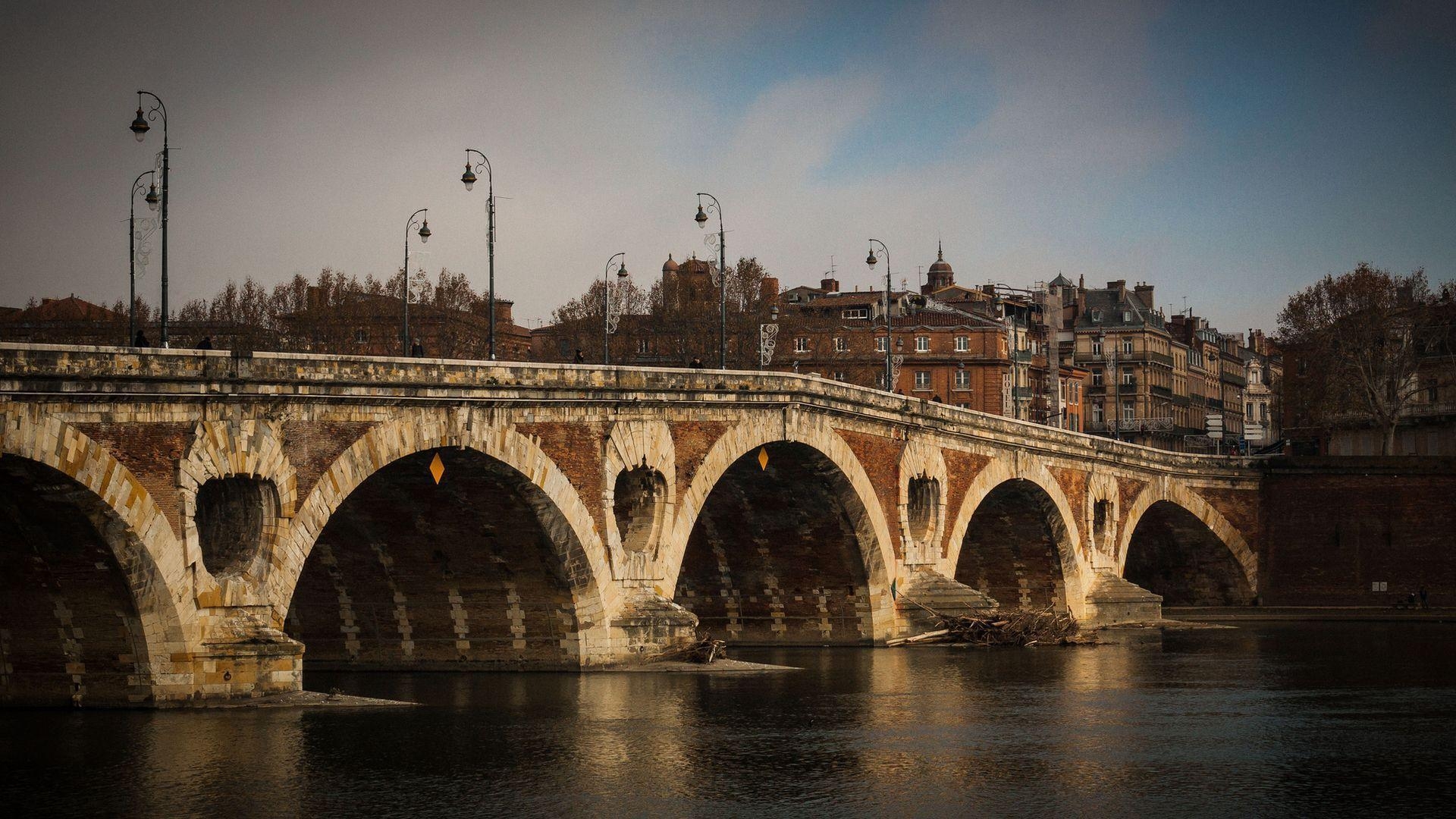 1920x1080 Pont Neuf, Toulouse Wallpaper Background, Desktop