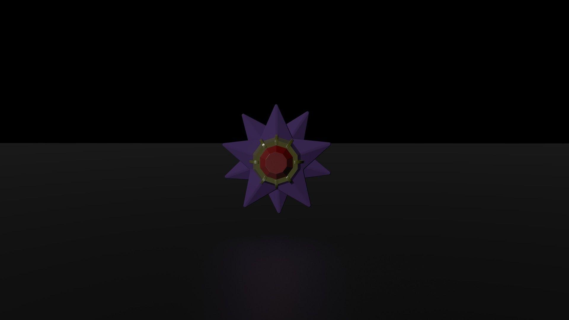 1920x1080 Pokemon: Starmie 3D Model, Adrian Jones, Desktop