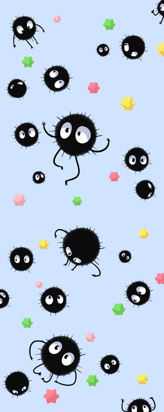 570x1420 Soot Sprite Background (F2U!), Phone