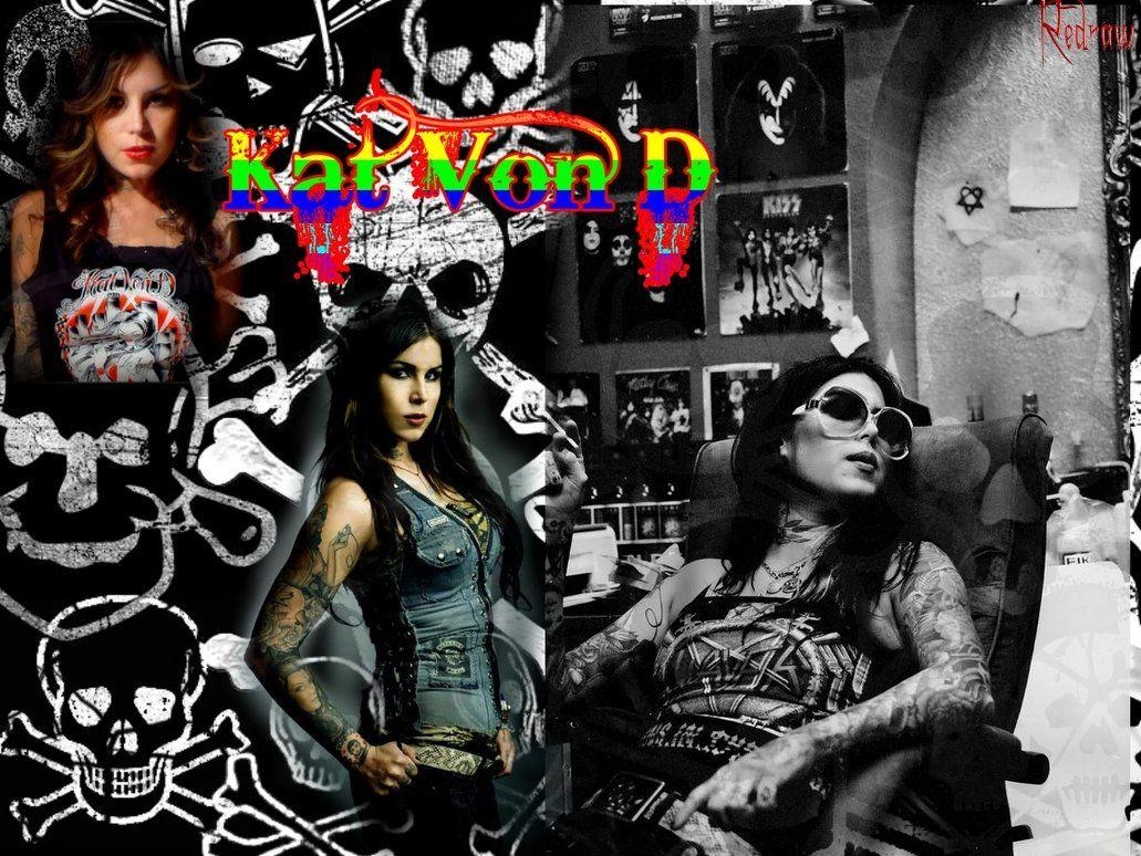 1040x780 Kat Von D wallpaper, Desktop