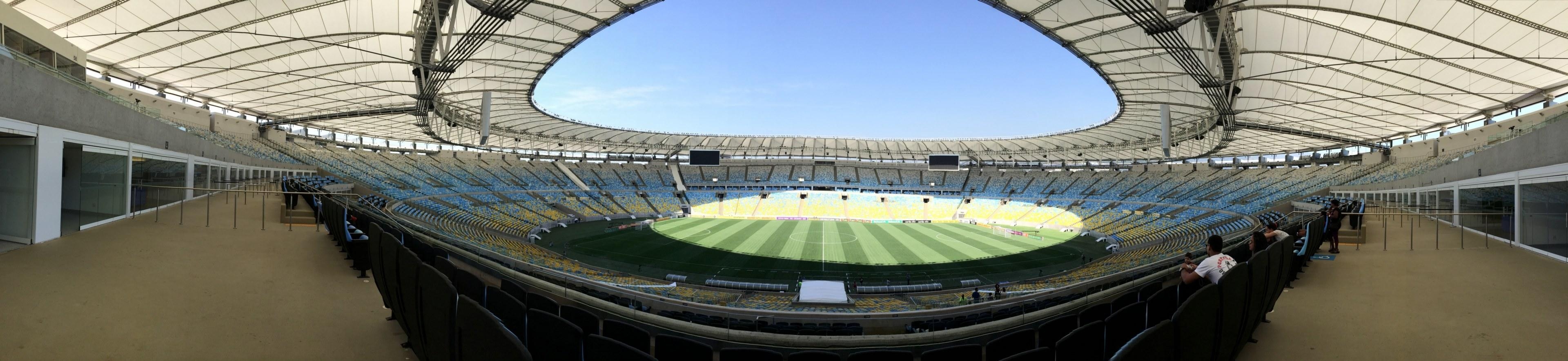 3840x890 maracana stadium 4k wallpaper and background, Dual Screen