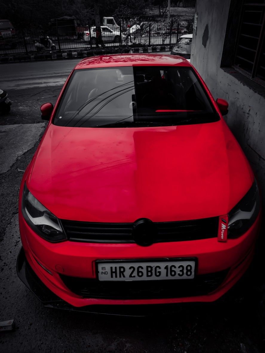 890x1190 Volkswagen Polo Red colour Modified. Volkswagen polo, Vw polo modified, Polo car, Phone