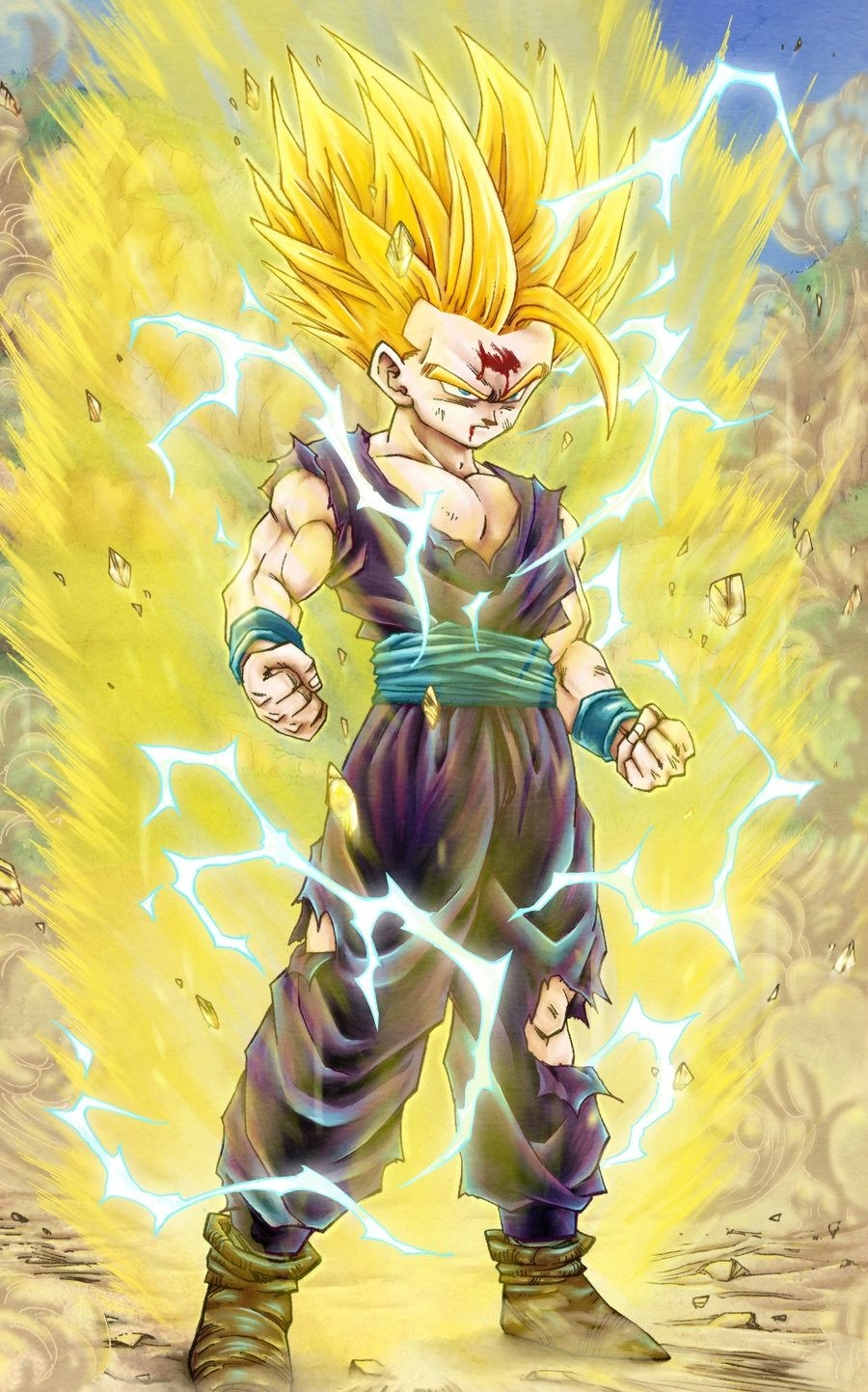 900x1450 SSJ2 Gohan. Anime dragon ball super, Dragon ball z, Anime dragon ball, Phone