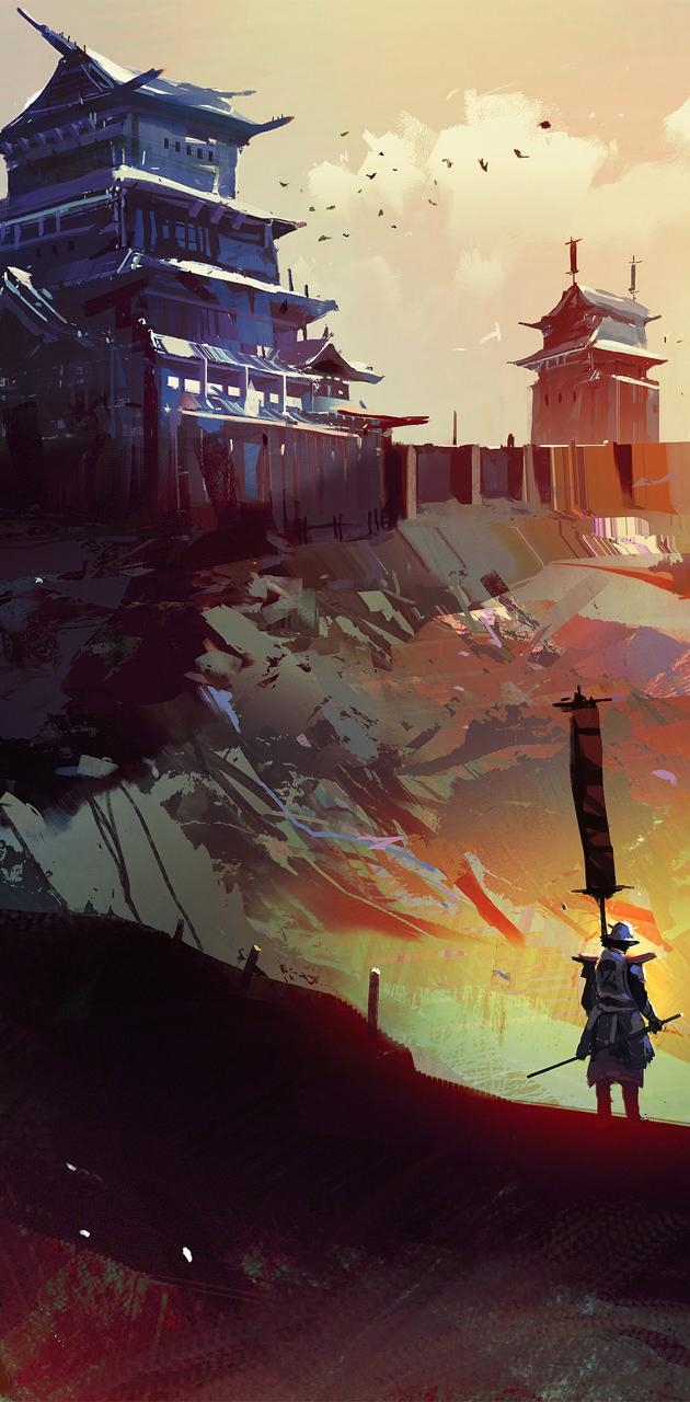 630x1280 Feudal Japan wallpaper, Phone