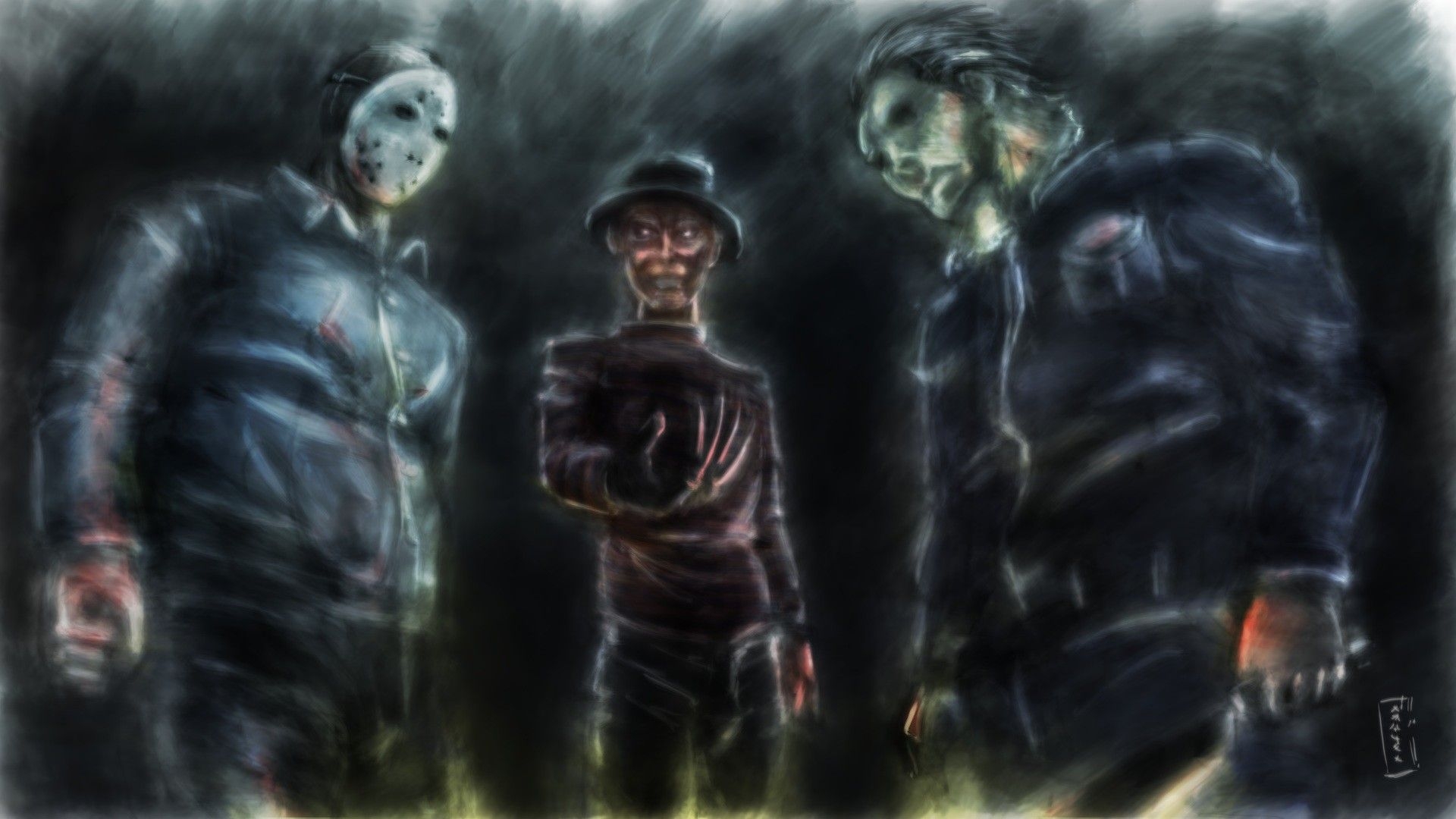 1920x1080 Michael Jason Freddy Horror Wallpaper Free Michael Jason Freddy Horror Background, Desktop