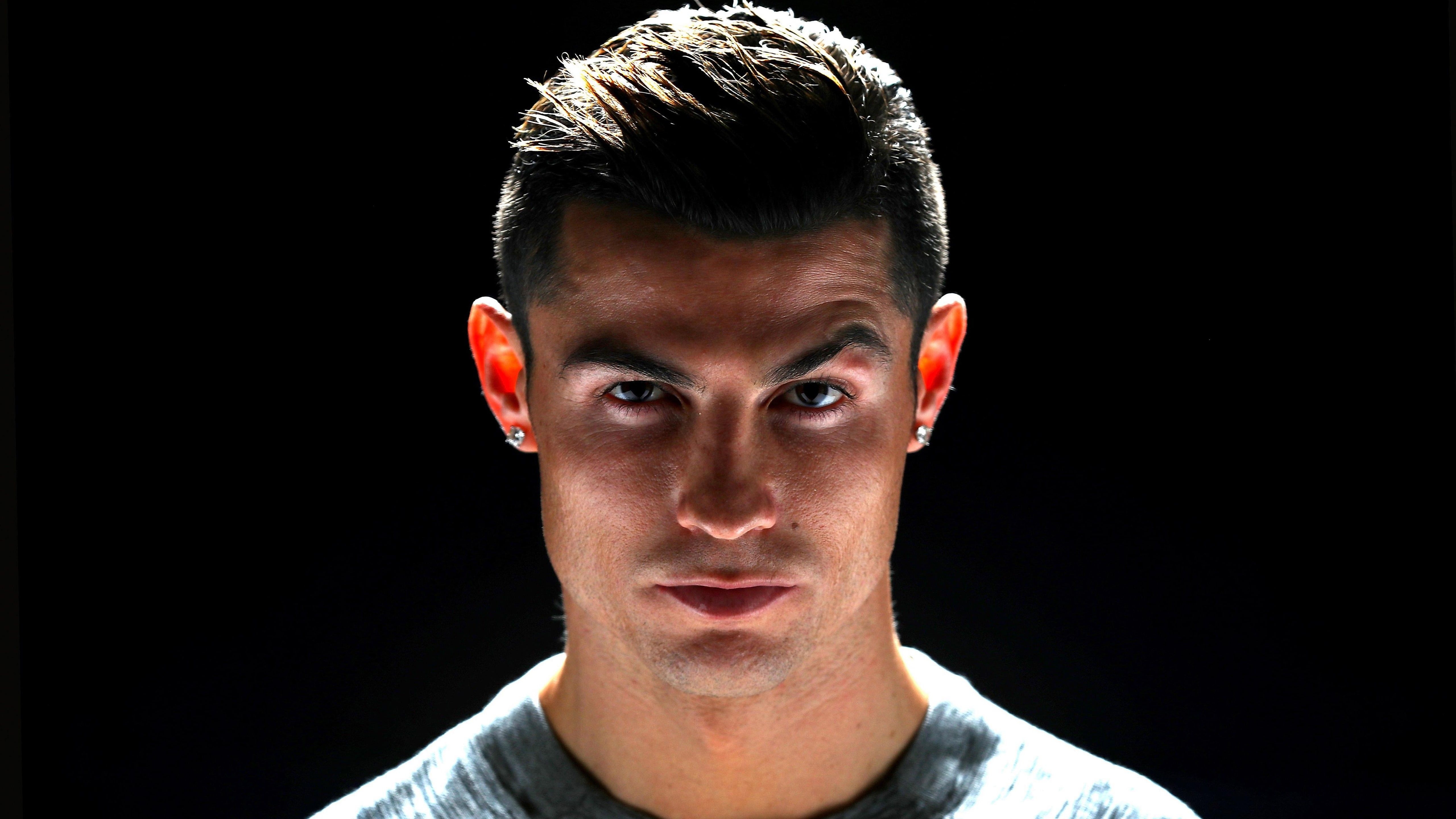 5120x2880 Cristiano Ronaldo CR7 In Black Background 4K 5K HD Cristiano Ronaldo Wallpaper, Desktop