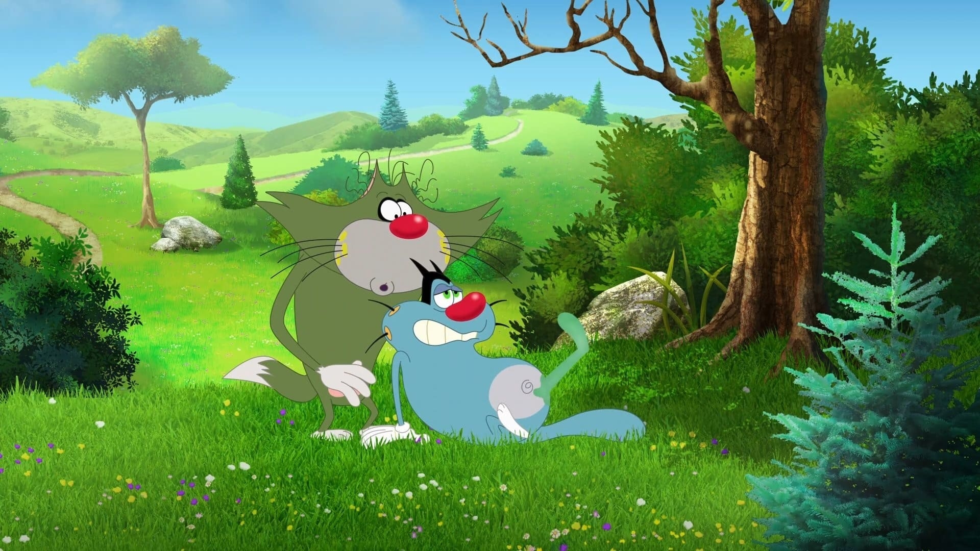 1920x1080 Oggy and the Cockroaches: Season 6 Trouble (2017) - (S6E72), Desktop