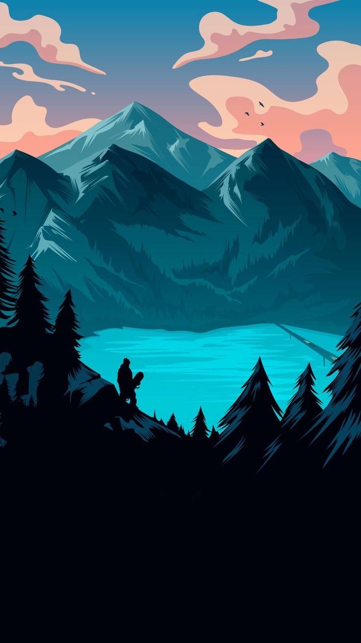 740x1310 Blue Lake scenery Canada iPhone Wallpaper. Good phone background, Landscape illustration, Landscape wallpaper, Phone