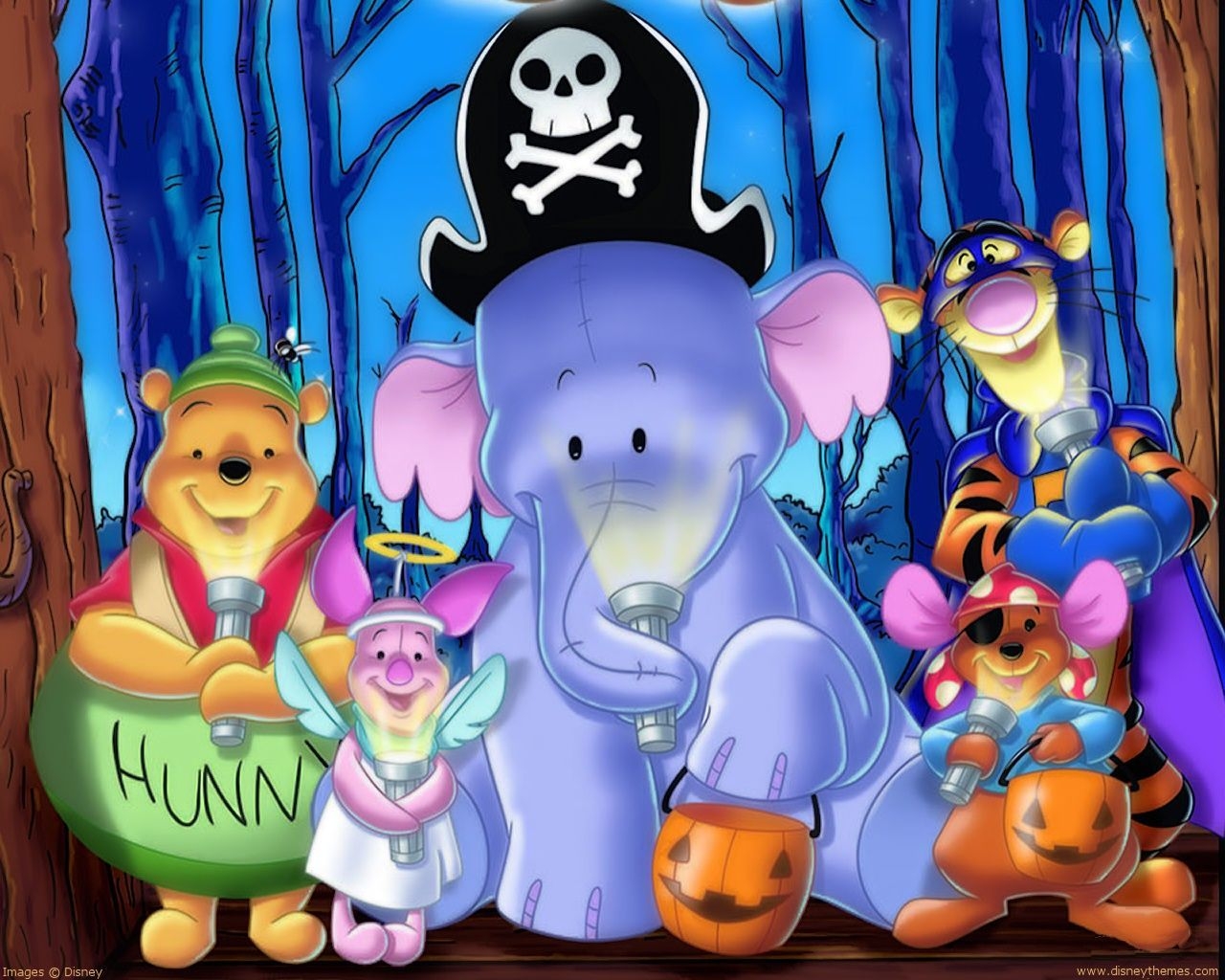 1280x1030 Pooh Halloween. Disney halloween, Pooh, Halloween, Desktop