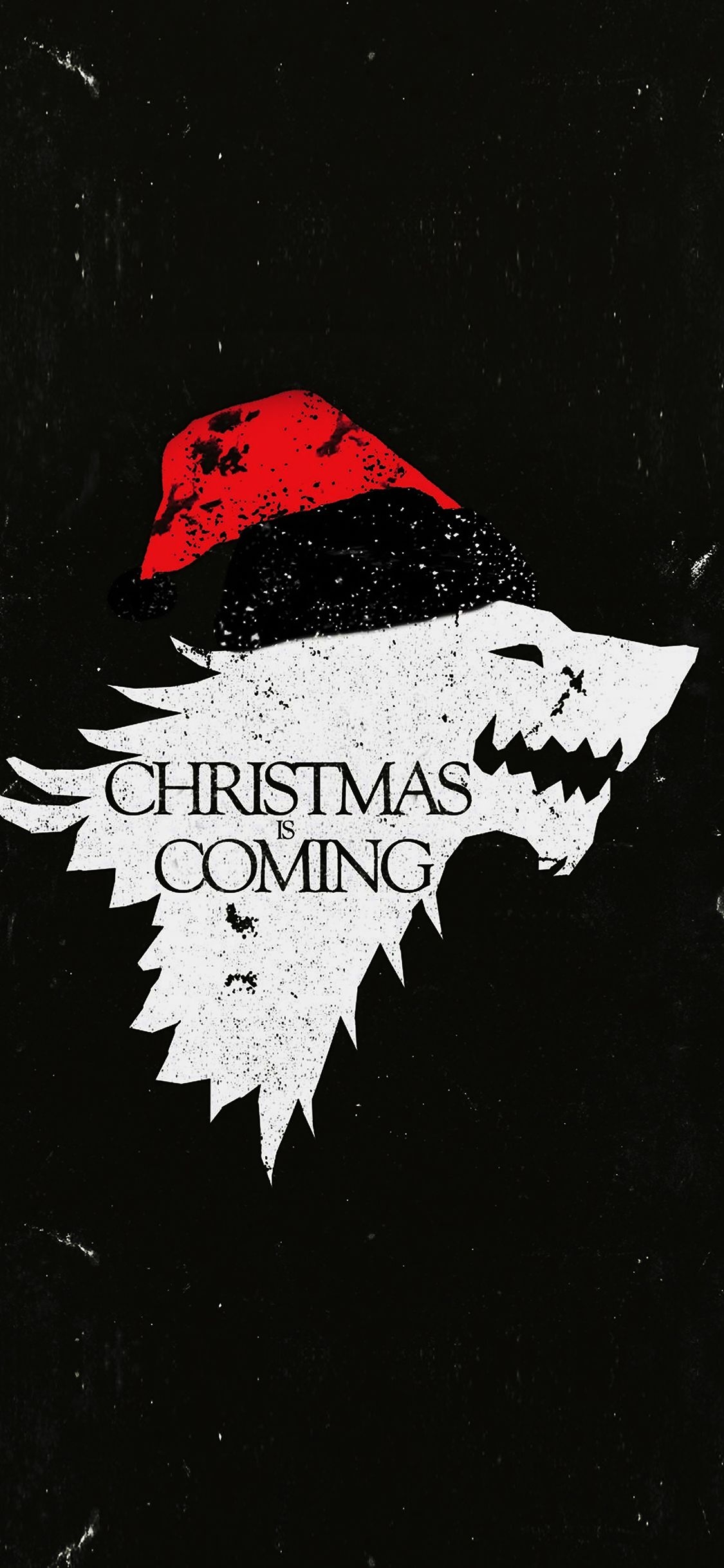 1130x2440 iPhone X wallpaper. christmas is coming dark game of thrones art, Phone