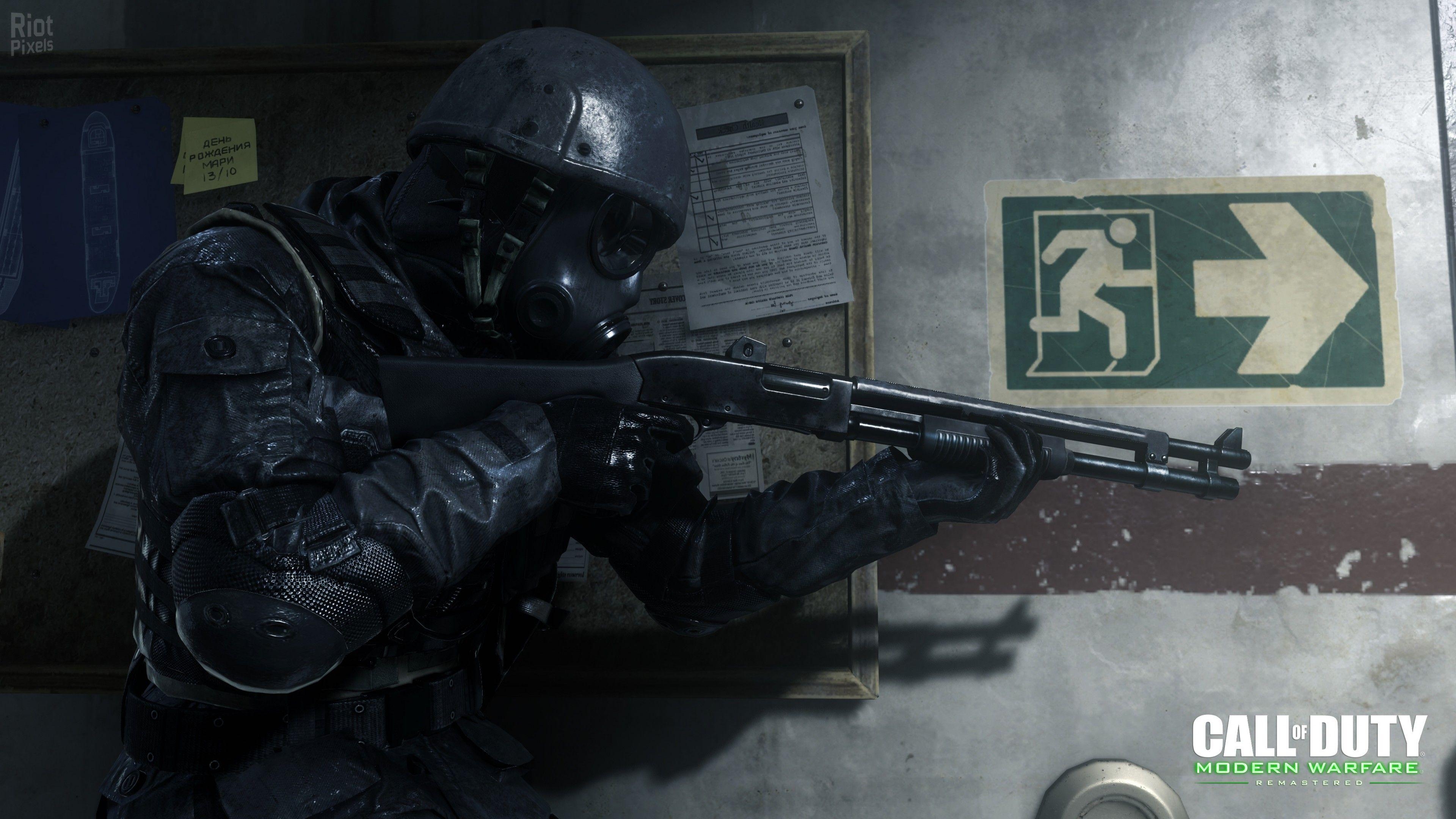 3840x2160 Wallpaper Call of Duty: Modern Warfare Remastered, shooter, PC, PS 4, Desktop