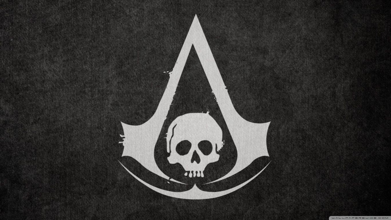 1370x770 Assassin's Creed 4 Pirate Flag HD desktop wallpaper, High, Desktop