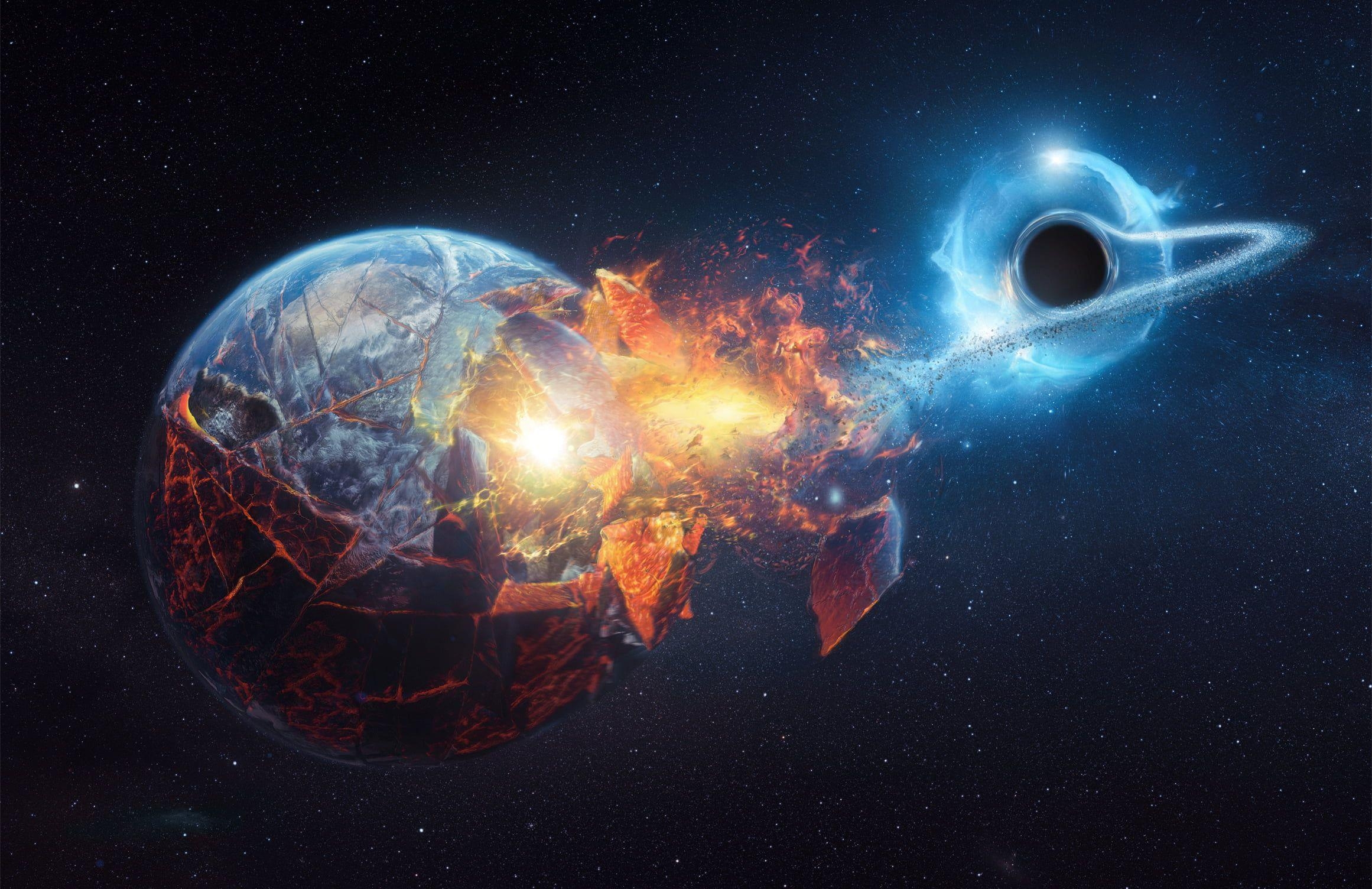 2330x1510 Earth Explosion Wallpaper Free Earth Explosion Background, Desktop