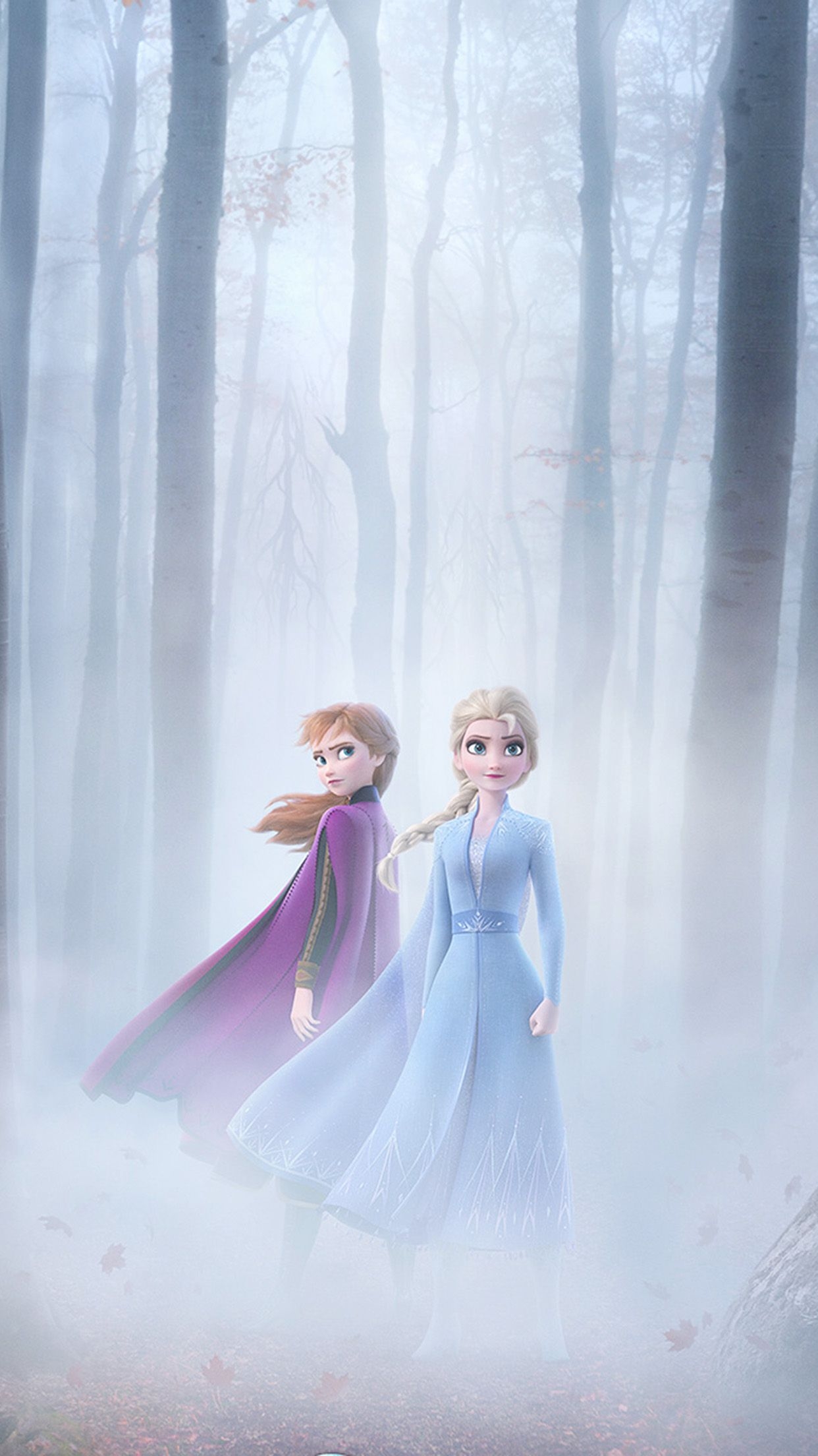 1250x2210 Frozen Anna Elsa Film Disney Art Wallpaper, Phone