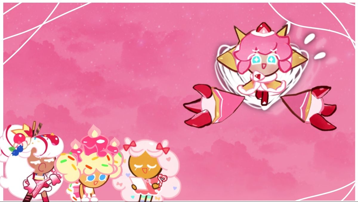 1200x680 Cookie run pc wallpaper. Cookie run, Strawberry cookies, Strawberry crepes, Desktop