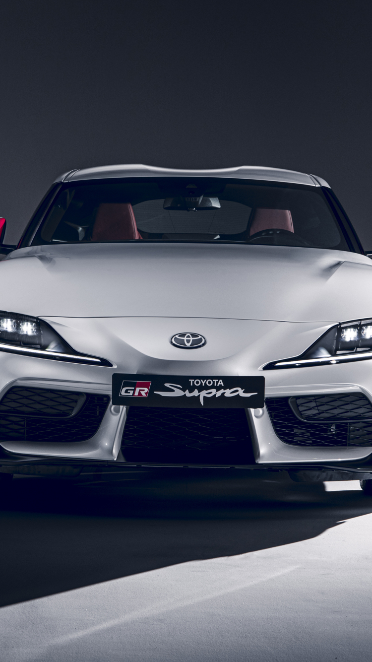 750x1340 Download wallpaper  toyota gr supra, white car, iphone iphone  HD background, 24031, Phone