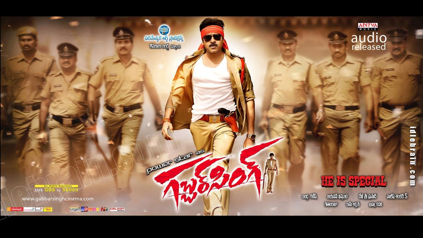 1370x770 Gabbar Singh film wallpaper, Desktop