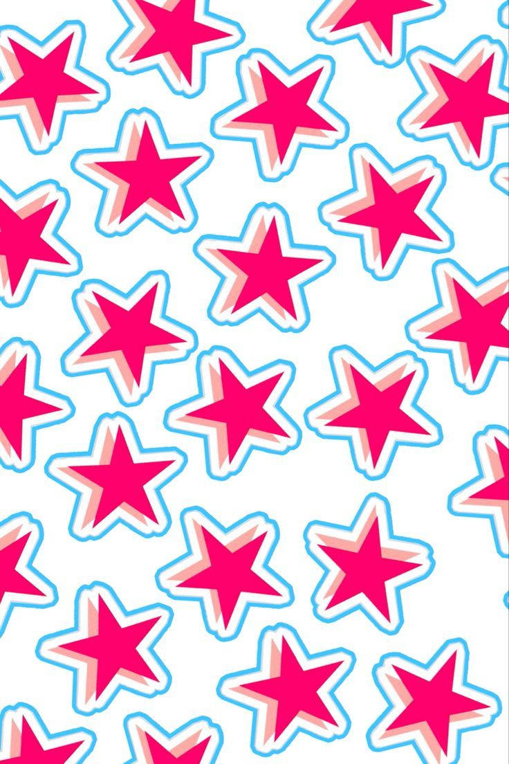 740x1110 Download Pink Preppy Stars Wallpaper, Phone