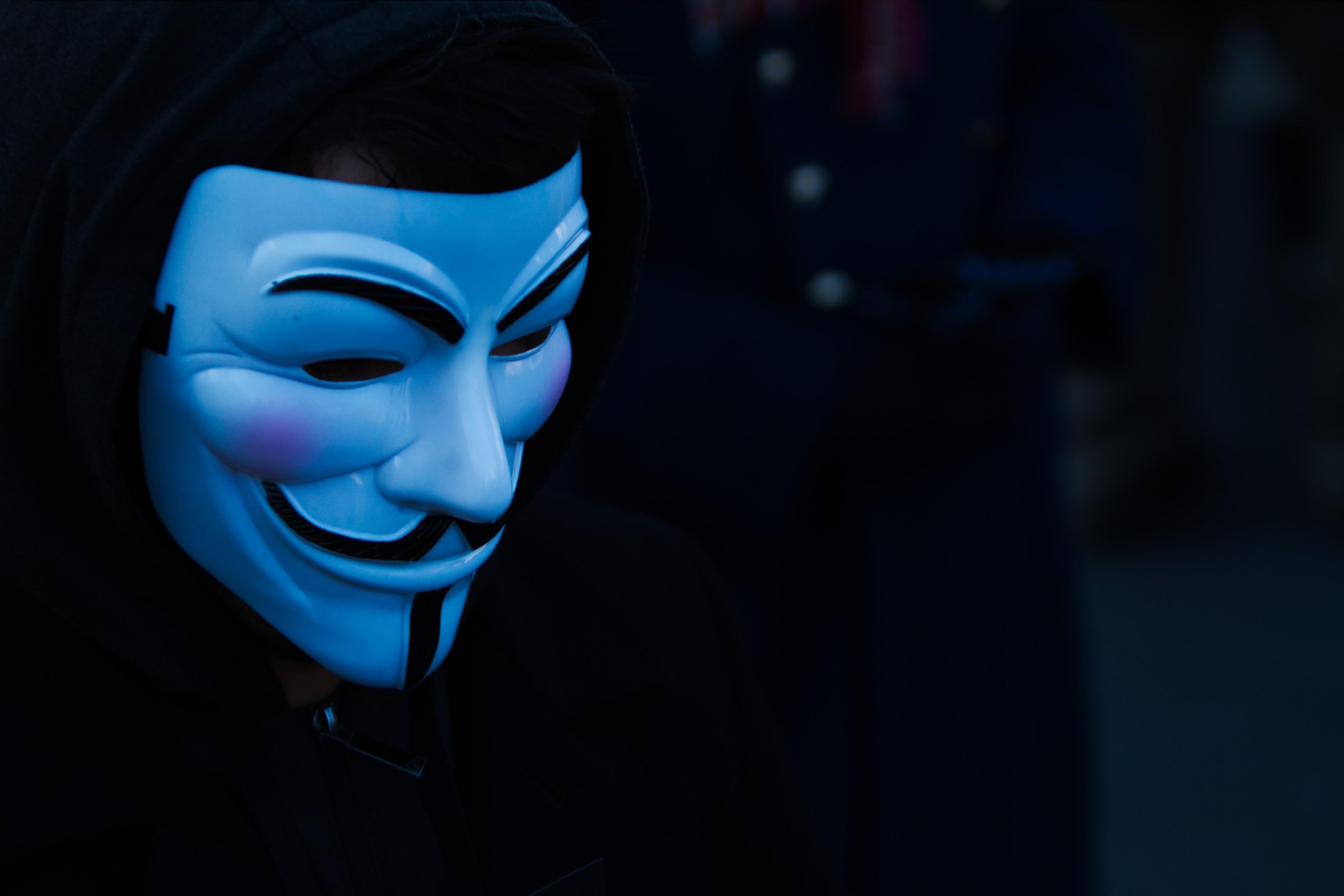 4100x2740 Mask Hood Anonymous Face , Image, Wallpaper, HD, Desktop