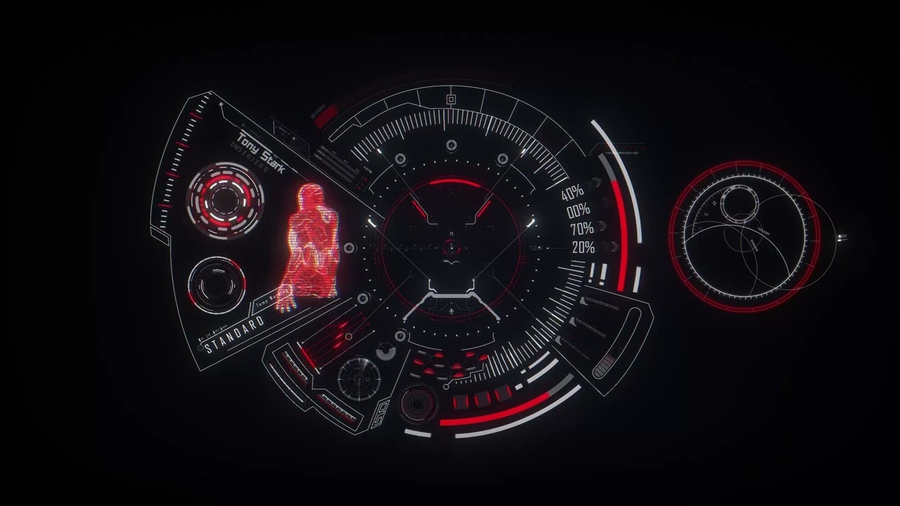 1280x720 Iron Man Hud Live Wallpaper 1080p, Desktop