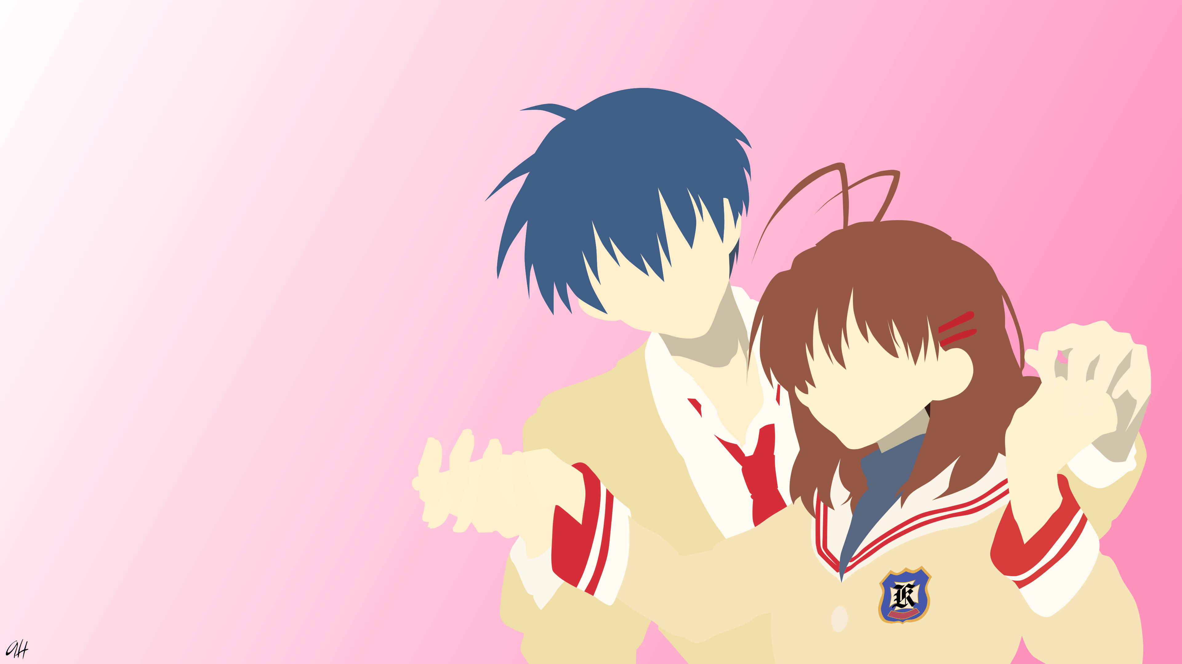 3840x2160 Clannad Nagisa and Tomoya 4k Ultra HD Wallpaper. Background Image, Desktop