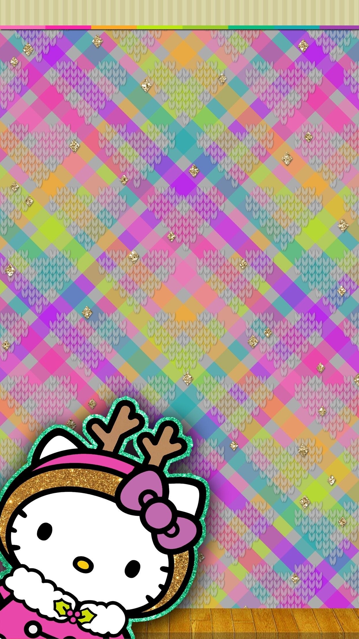 1250x2210 Kawaii Christmas Wallpaper, Phone