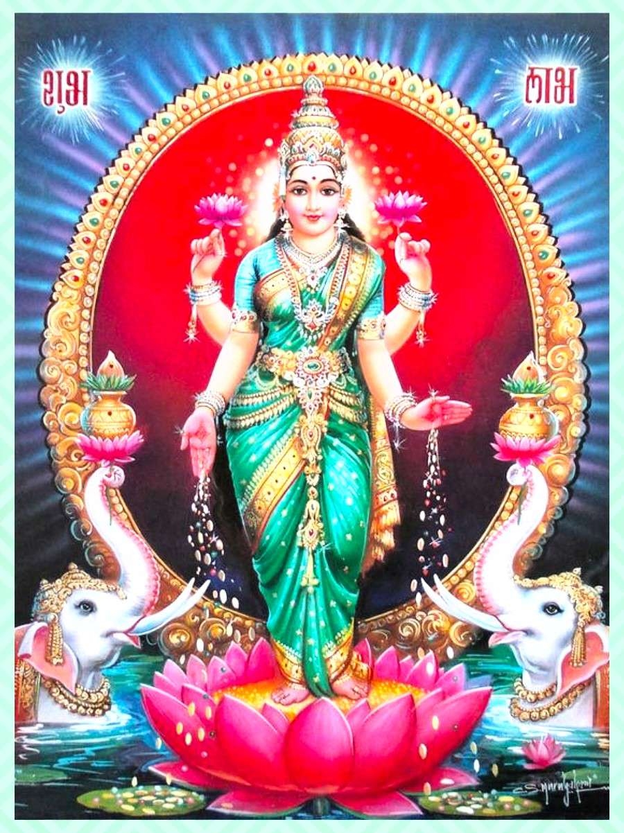 900x1210 Goddess Lakshmi Wallpaper, Phone