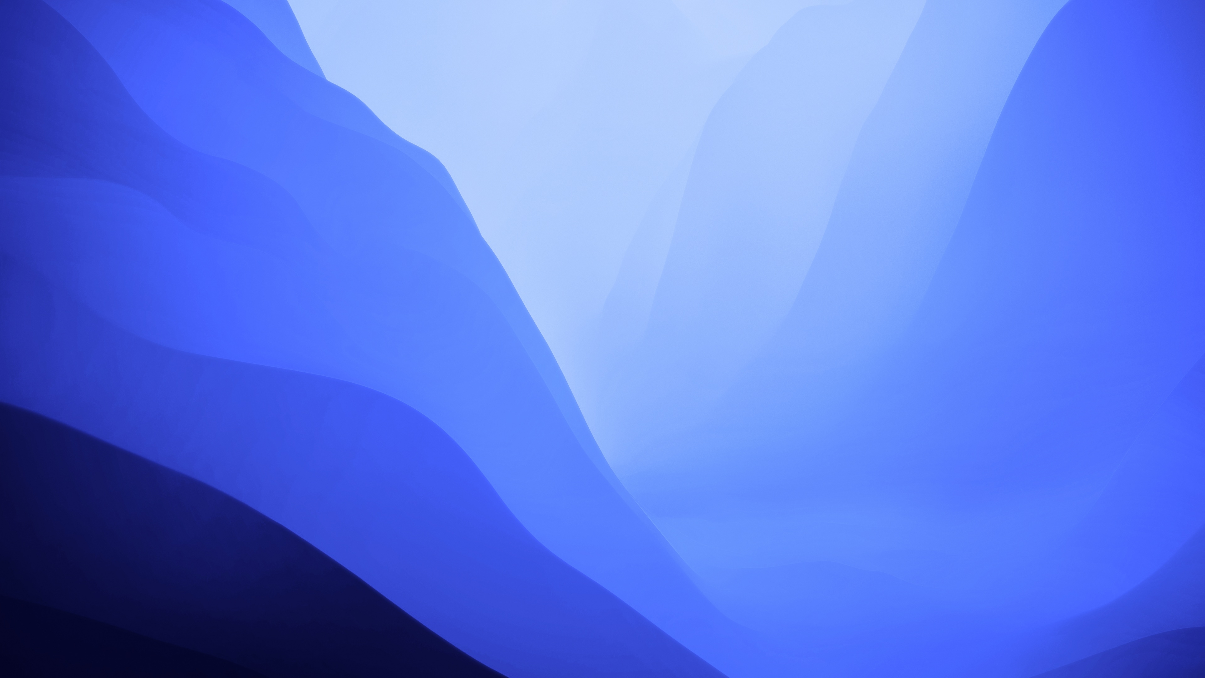 3840x2160 macOS Monterey Wallpaper 4K, Light blue, Stock, Layers, 5K, Desktop