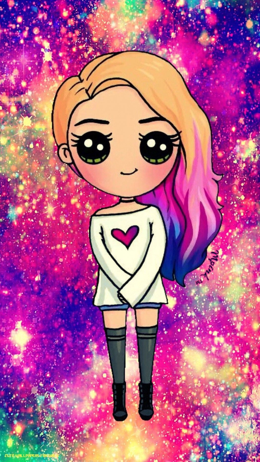 1050x1870 Free download Cute Galaxy Girl Wallpaper Galaxy Cute Wallpaper, Phone