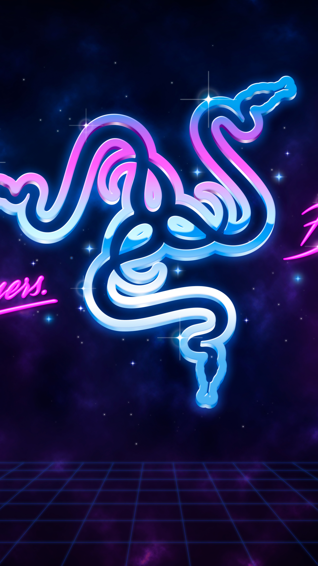 1250x2210 Razer Wallpaper 4K, For Gamers By Gamers, Neon, Technology, Phone