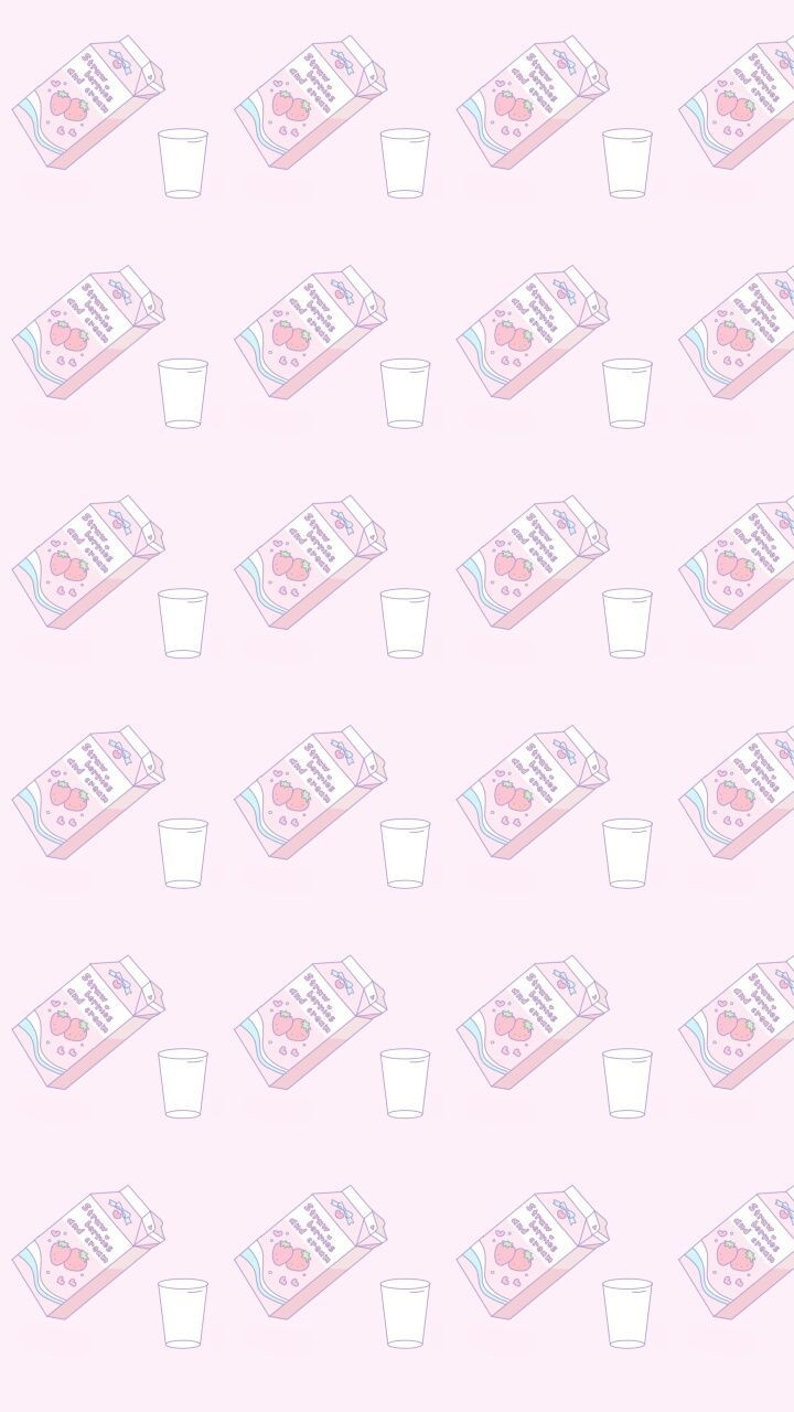 720x1280 Strawberry Milk Wallpaper Free Strawberry Milk Background, Phone