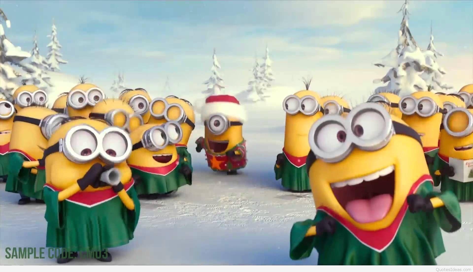 1920x1110 Christmas Minions Wallpaper Group. HD Wallpaper, Desktop